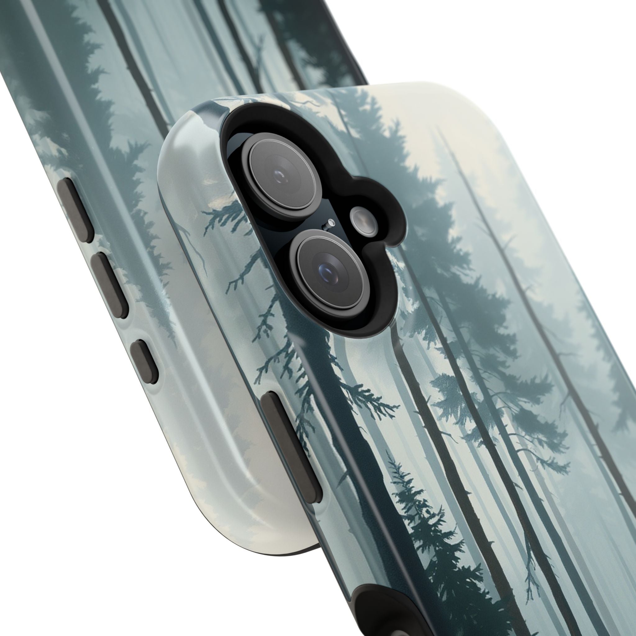 iPhone Serene Misty Forest Path Design Slim Everyday Designer Case · iPhone Case