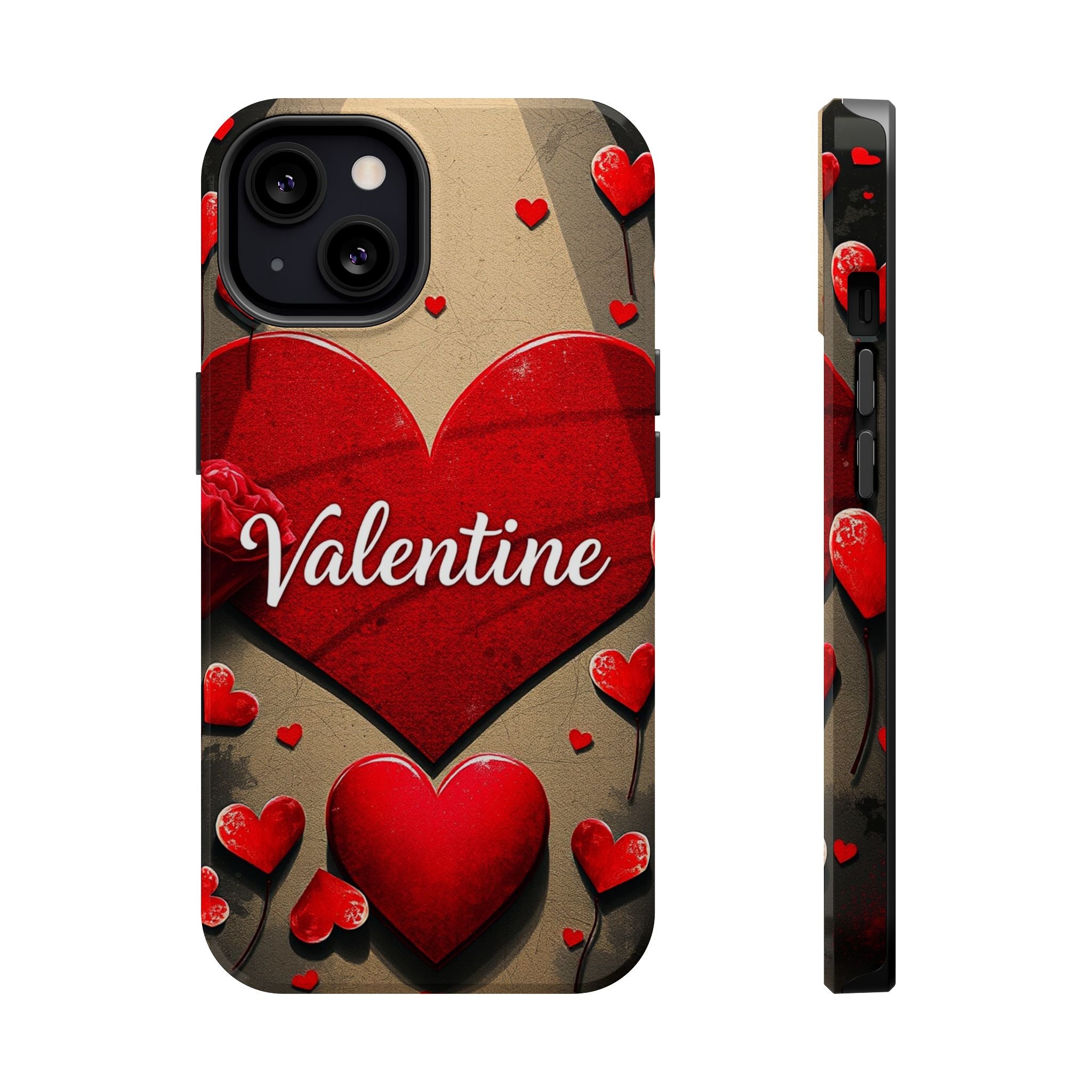iPhone Serene Vintage Valentine Card Design Slim Everyday Designer Case · iPhone