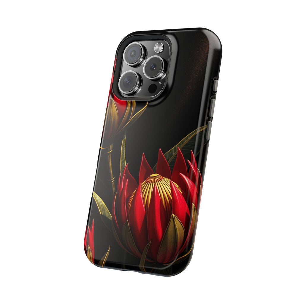 iPhone Protea Bold Gold Foil Luxury Slim Everyday Designer Case · iPhone Case
