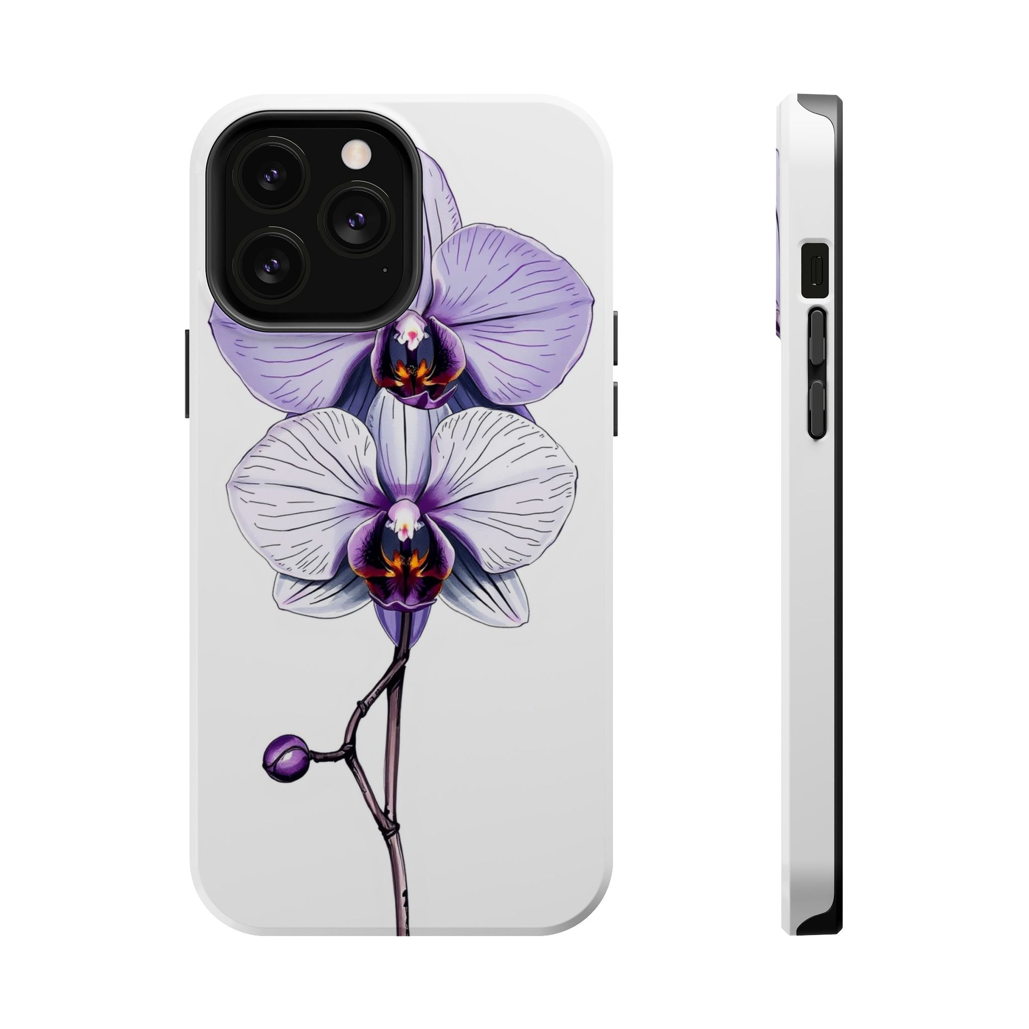 iPhone Orchid Study Hand-Drawn Sketch Slim Everyday Designer Case · iPhone Case