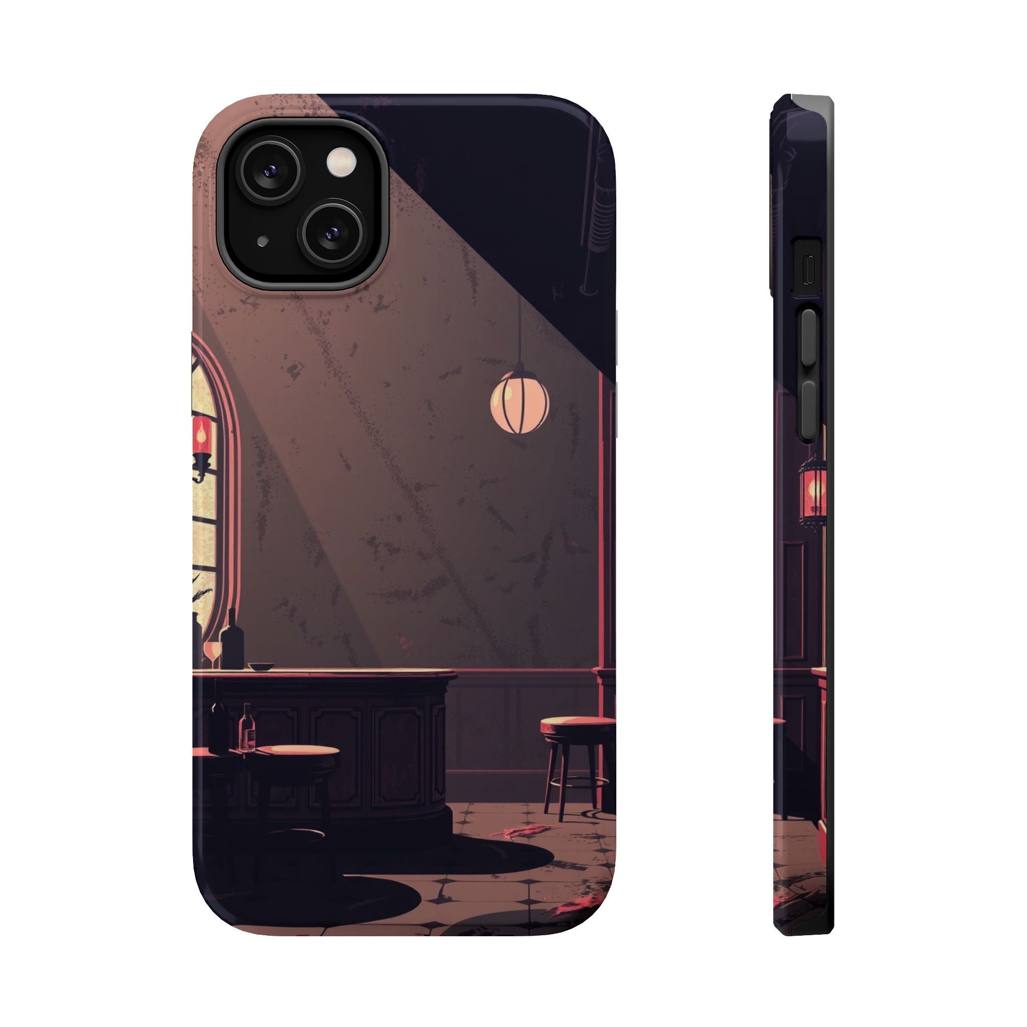 iPhone Speakeasy Dark Grunge Distressed Slim Everyday Designer Case · iPhone Cas