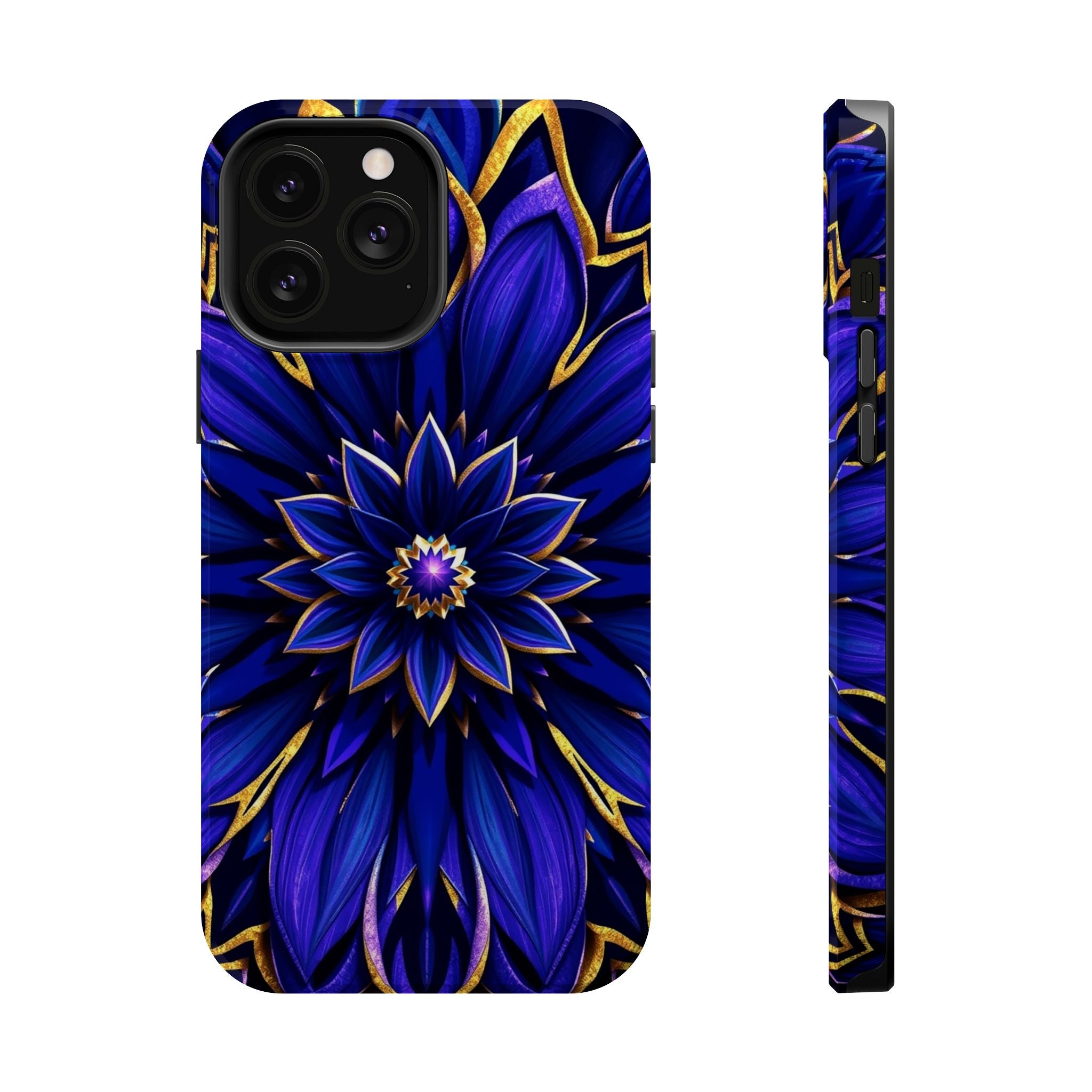 iPhone Floral Mandala Electric Art 14 Slim Everyday Designer Case · iPhone Case