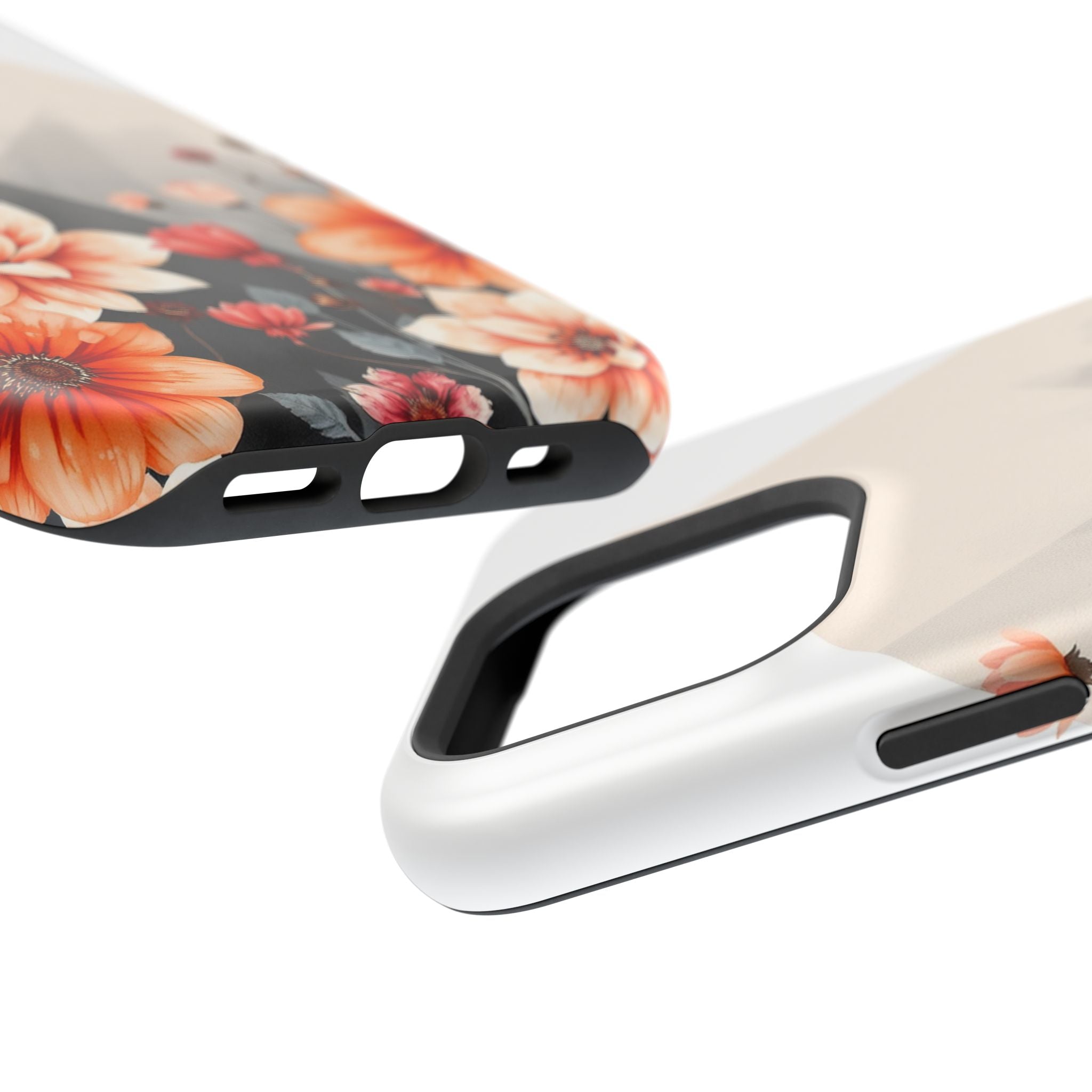 iPhone Floral Geometric Vibrant Design Slim Snap Case · iPhone Case