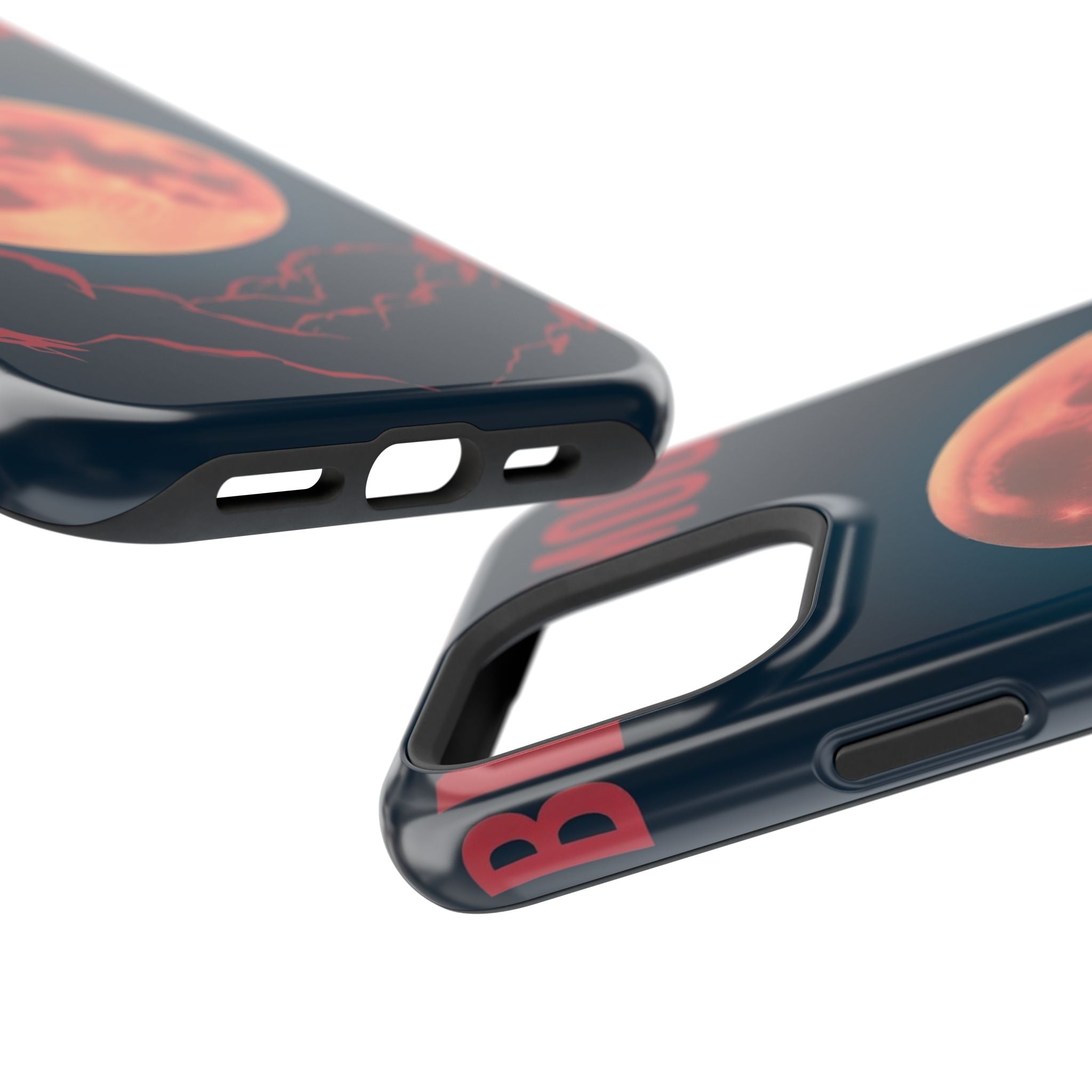 iPhone Blood Moon Rise Vintage Retro Poster Slim Everyday Designer Case · iPhone