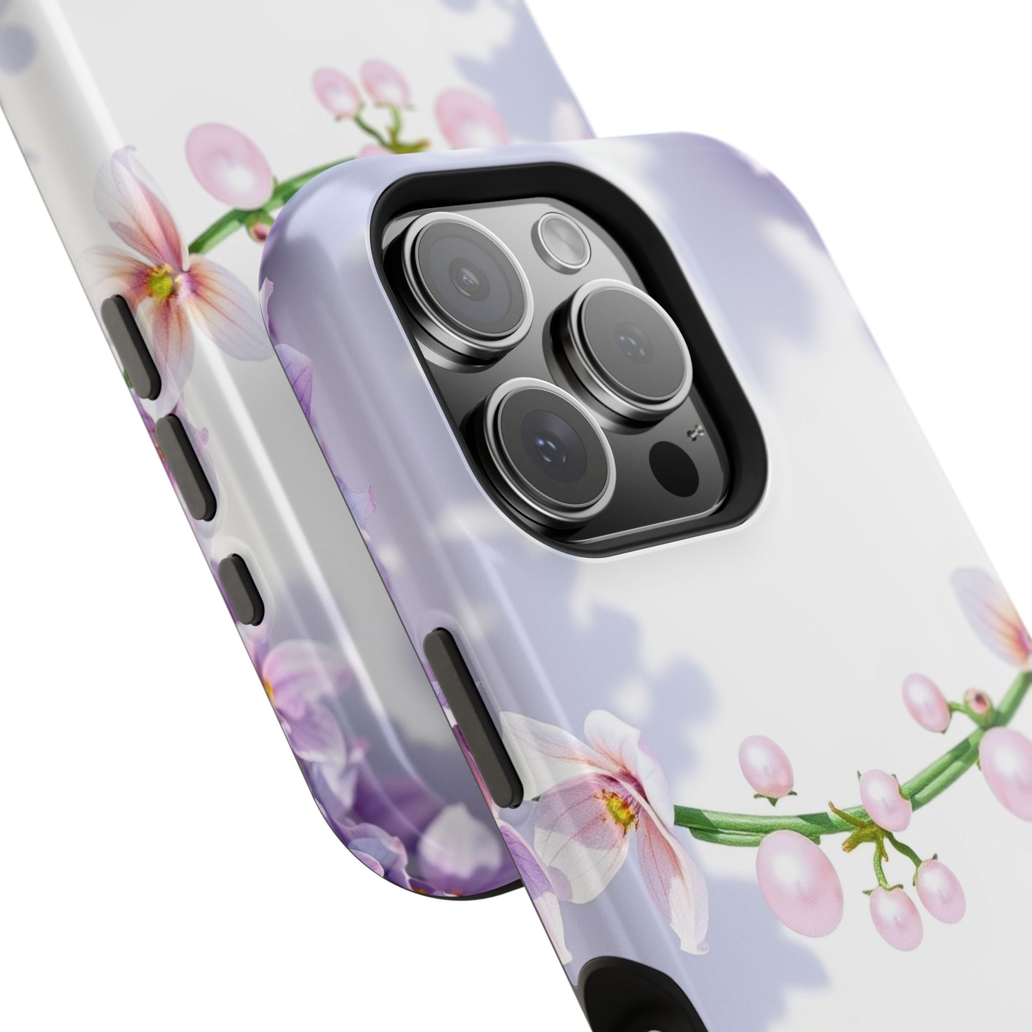 iPhone Vibrant Floral Crown Design Clean Minimal Snap Cas Slim Snap Case · iPhon