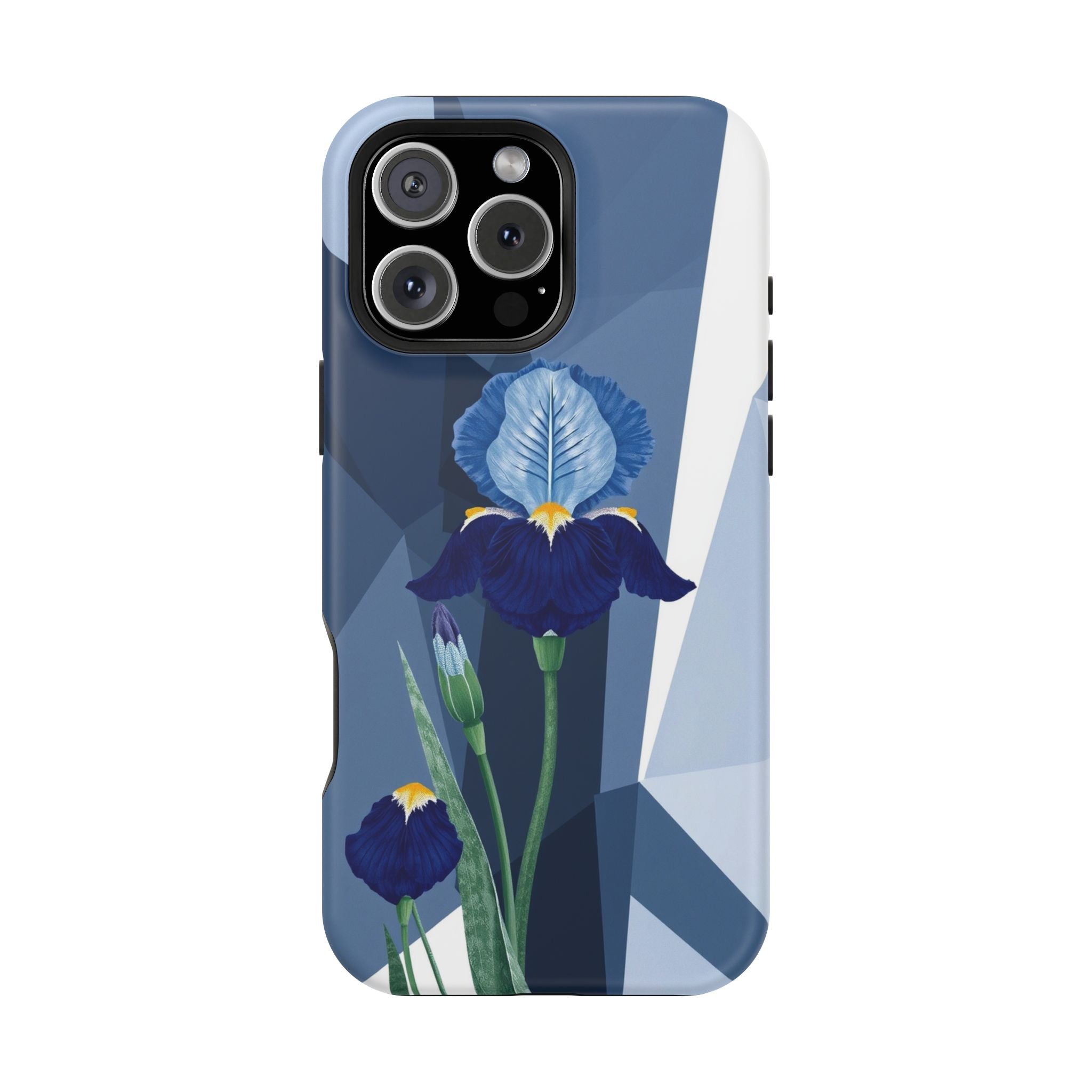iPhone Earthy Iris Garden Design Bold Modern Everyday Snap Case · iPhone Case