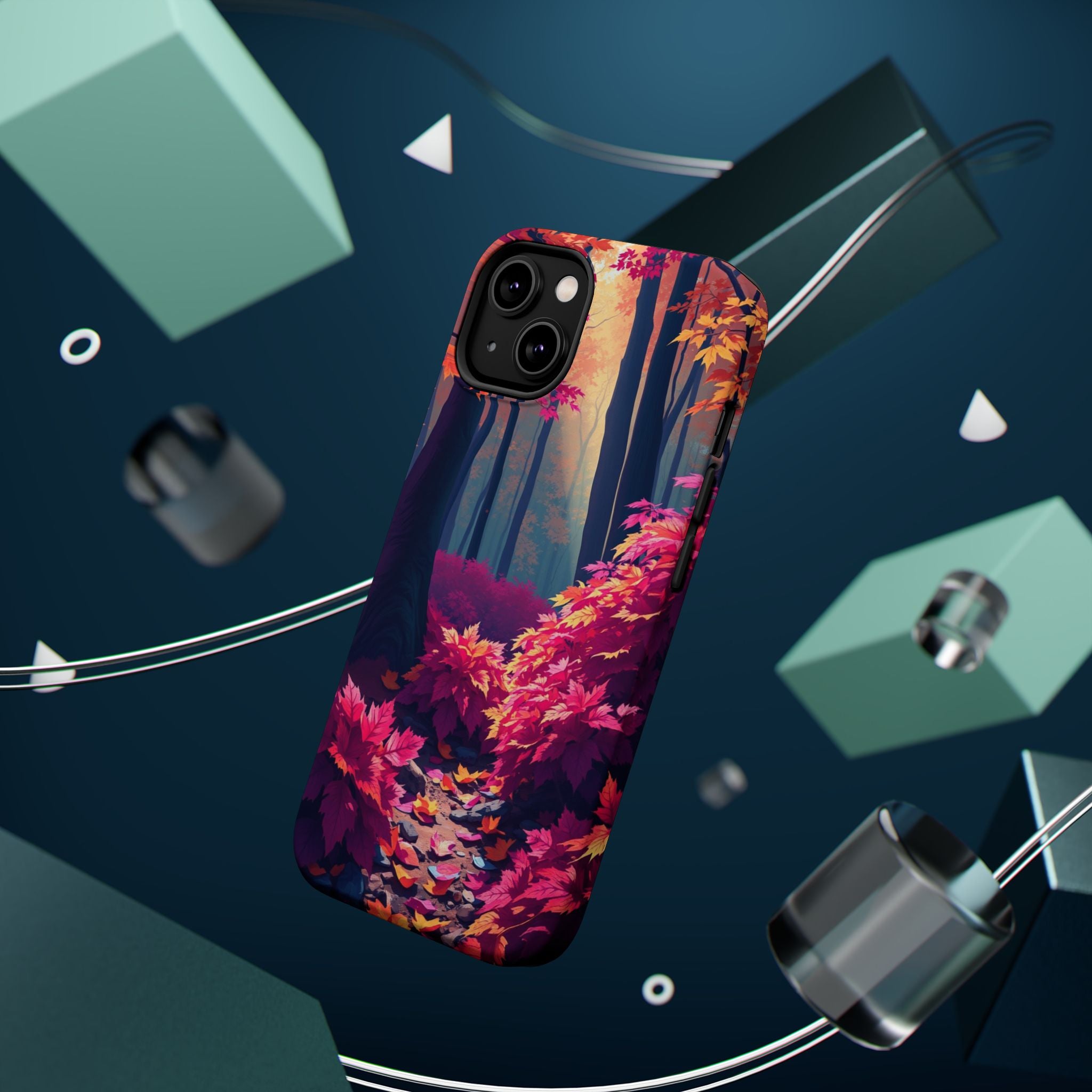 iPhone Earthy Autumn Forest Floor Design Slim Everyday iPhone Designer · iPhone