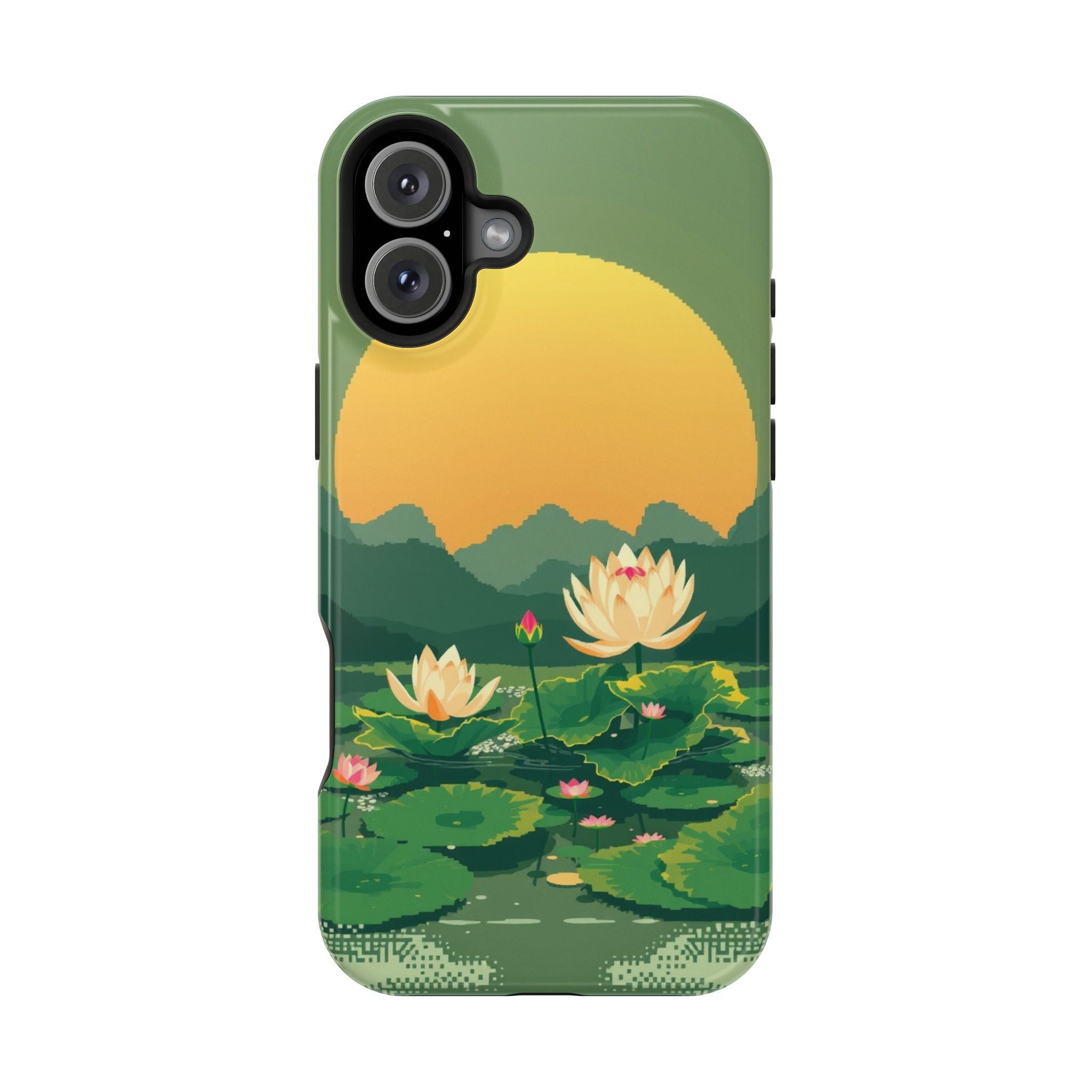 iPhone Lotus Pond Enchanted Art Slim Everyday Designer Case · iPhone Case