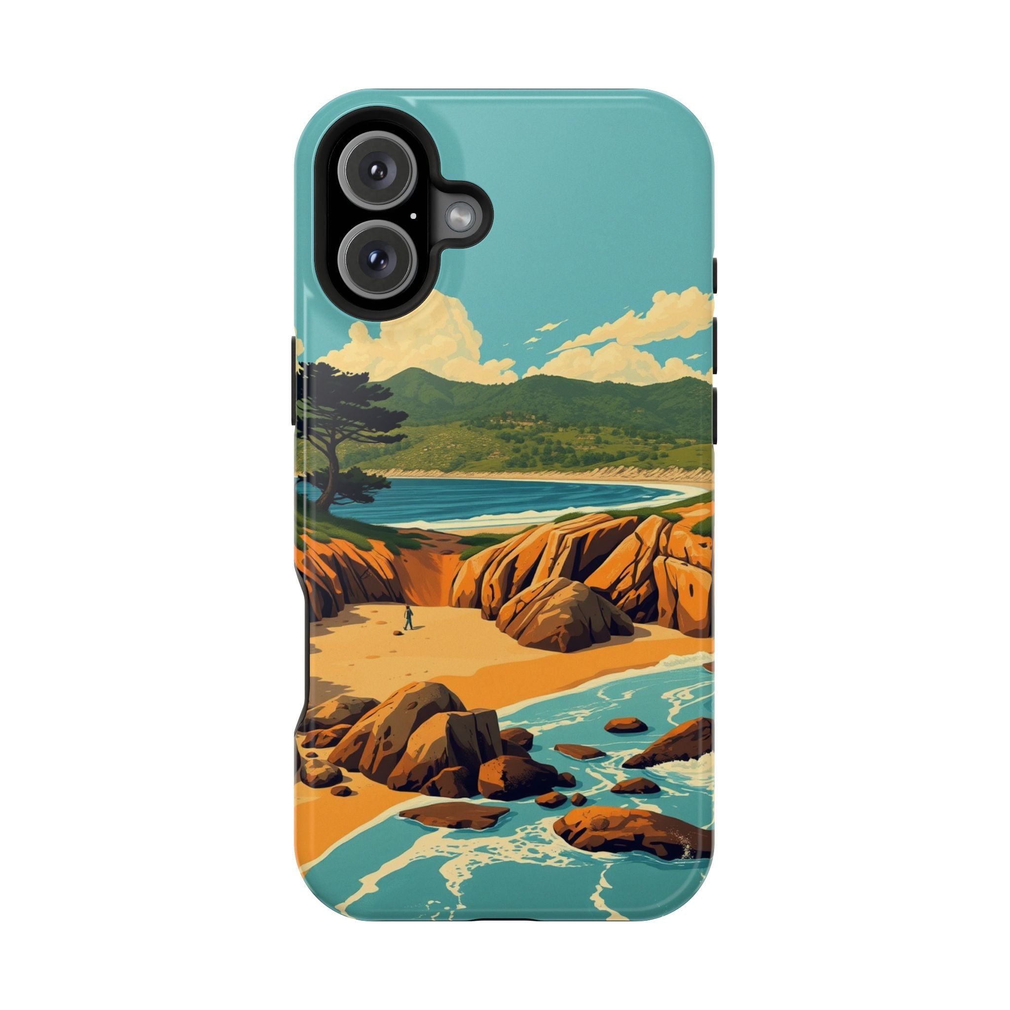 iPhone Pebble Beach Vintage Retro Poster Slim Everyday iPhone Designer · iPhone