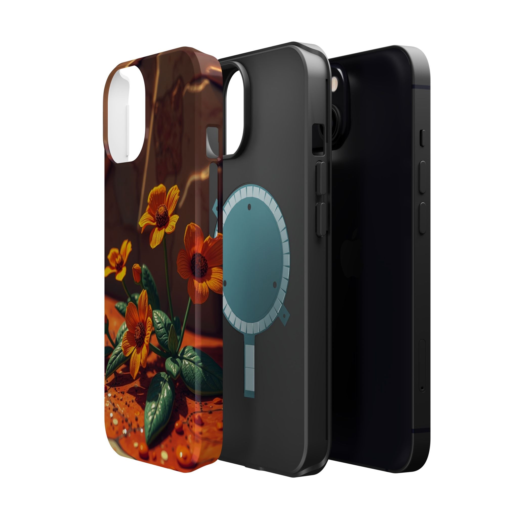 iPhone Floral Terrazzo Bold Art Slim Everyday Designer Case · iPhone Case