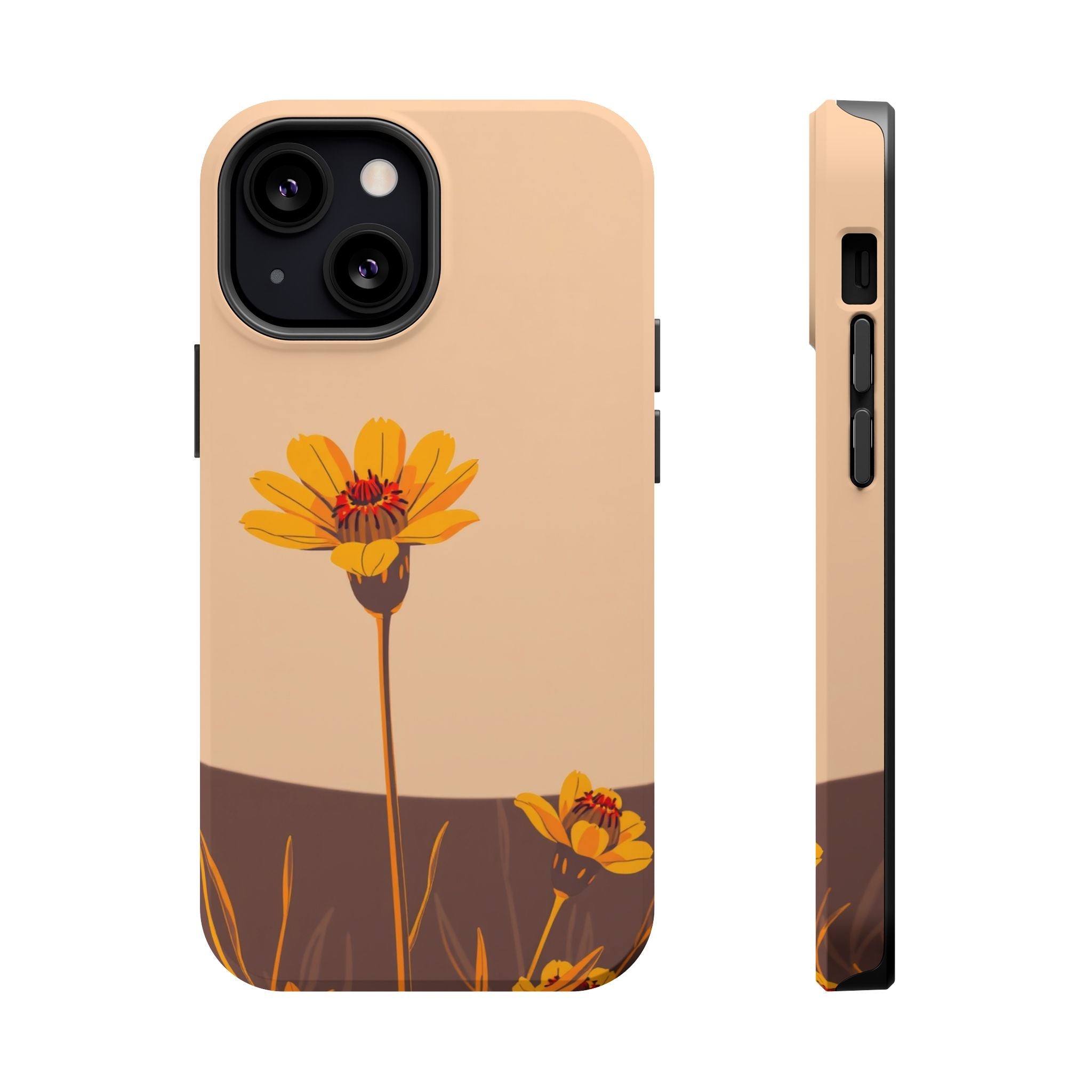 iPhone Serene Desert Flower Design Bold Modern Everyday Snap Case · iPhone Case