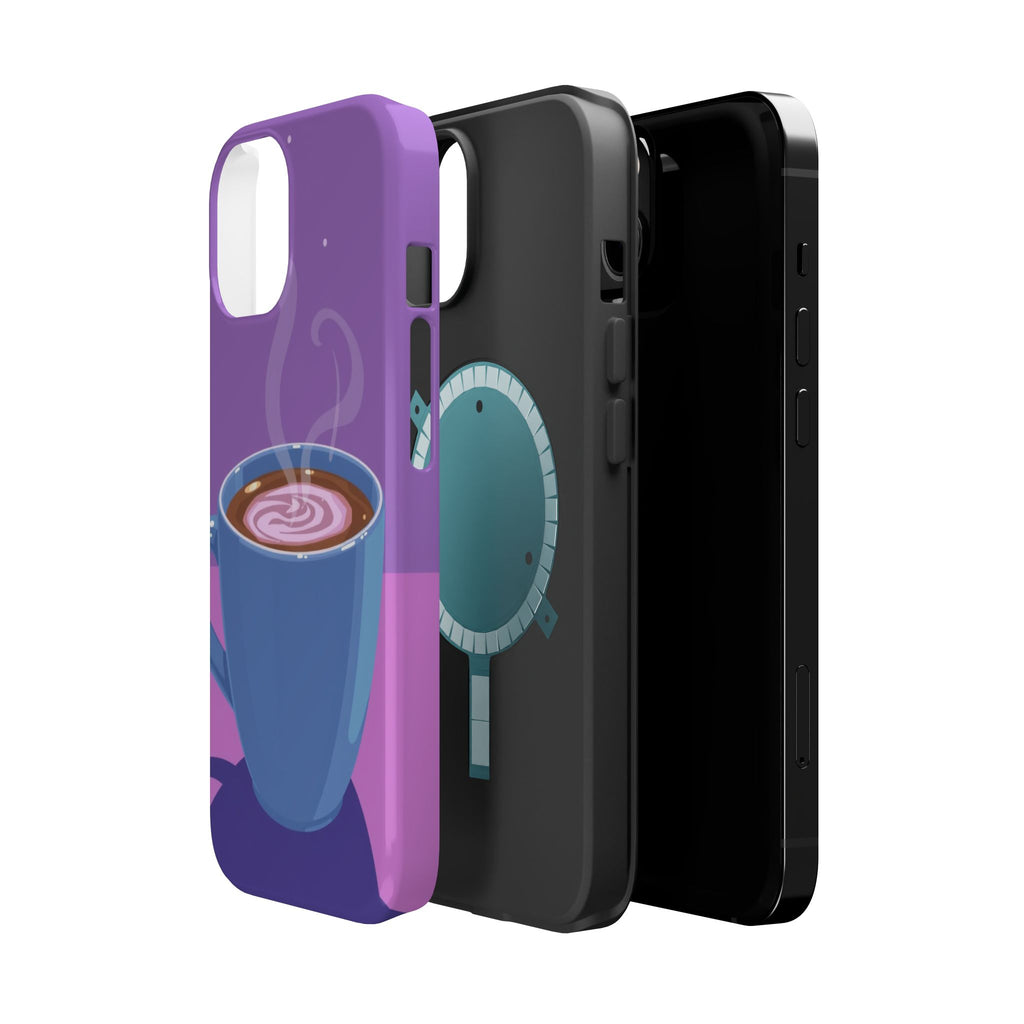 iPhone Emotional Support Coffee Pixel Art -Bit Soft Finish Everyday Case · iPhon