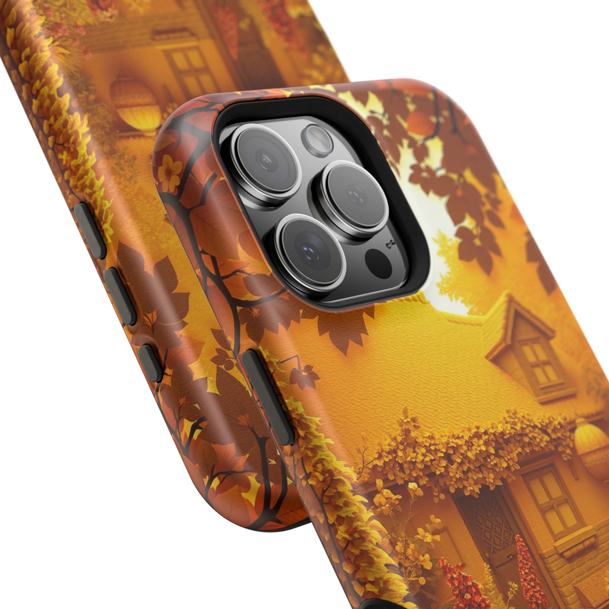 iPhone Vibrant Cottage Garden Design Slim Everyday Designer Case · iPhone Case