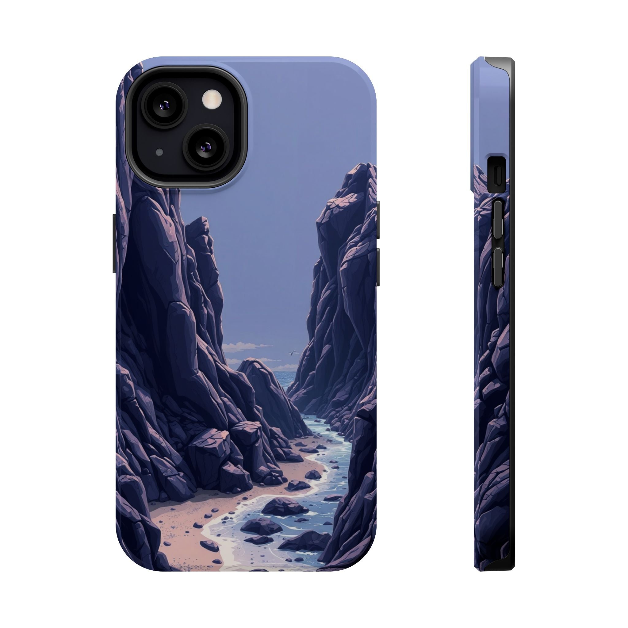 iPhone Rocky Coastline Mystic Art Bold Modern Everyday Snap Case · iPhone Case