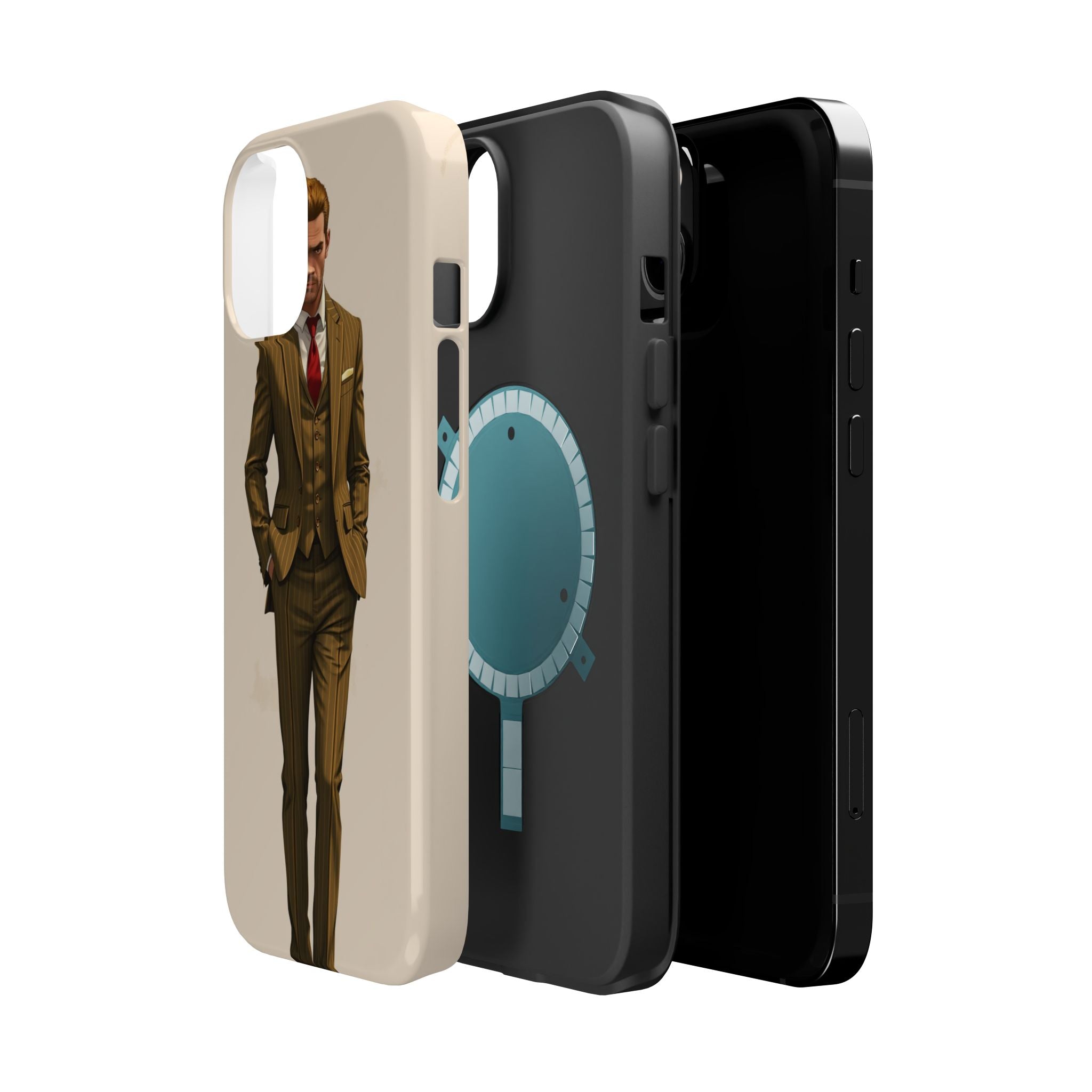 iPhone Pinstripe Suit Grunge Distressed Slim Everyday Designer Case · iPhone Cas