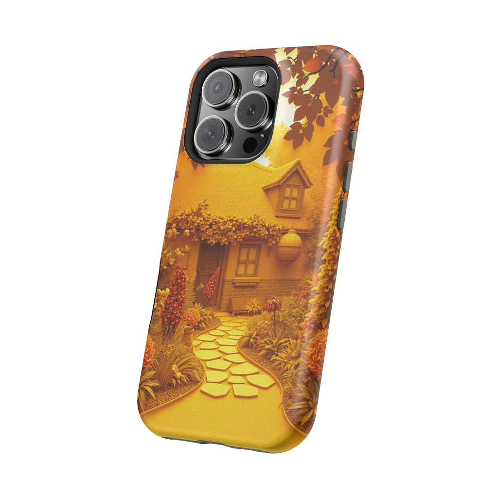 iPhone Vibrant Cottage Garden Design Slim Everyday Designer Case · iPhone Case