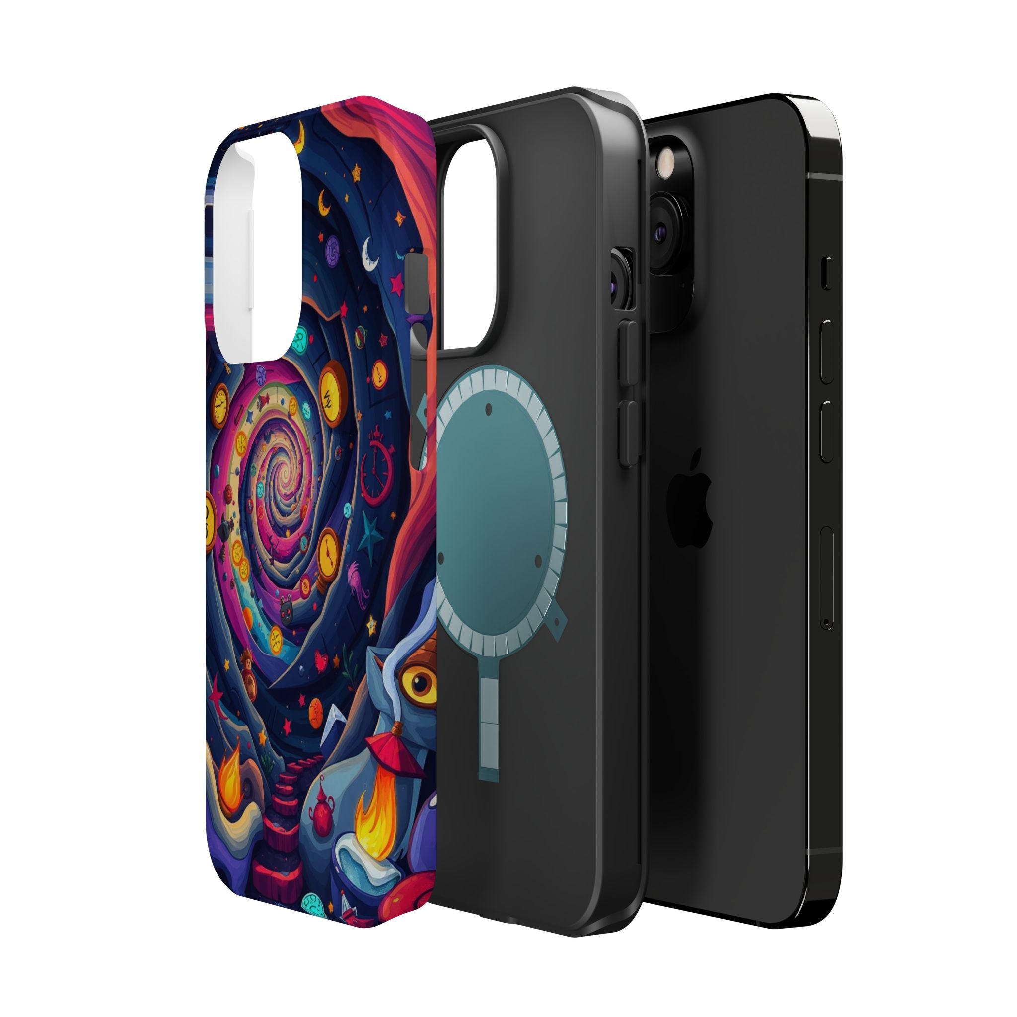 iPhone Time Portal Swirl Kids Fun iPhone Phone Case Gift Clean Minimal · iPhone