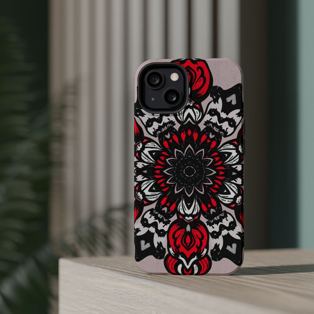 iPhone Floral Mandala Bold Art Slim Everyday Designer Case · iPhone Case