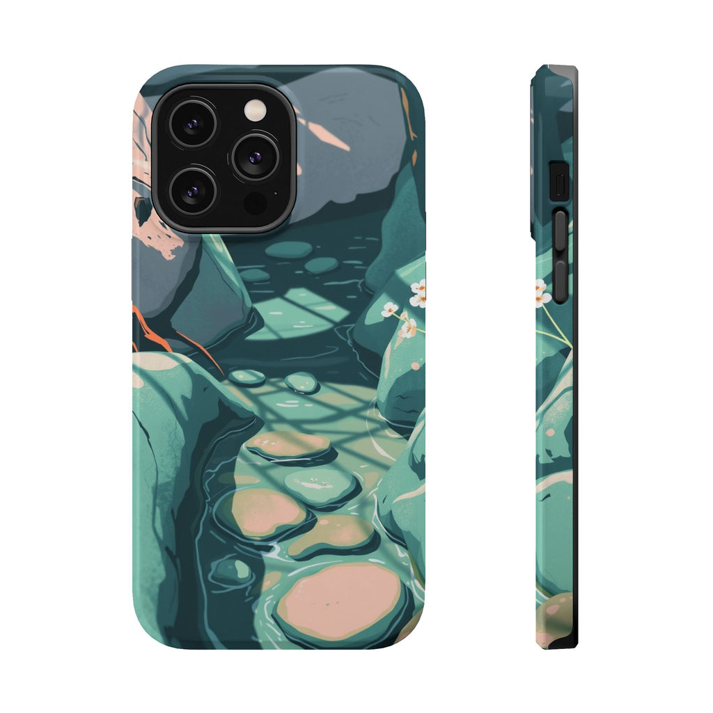 iPhone Vibrant Spring Creek Design 19 Slim Everyday Designer Case · iPhone Case