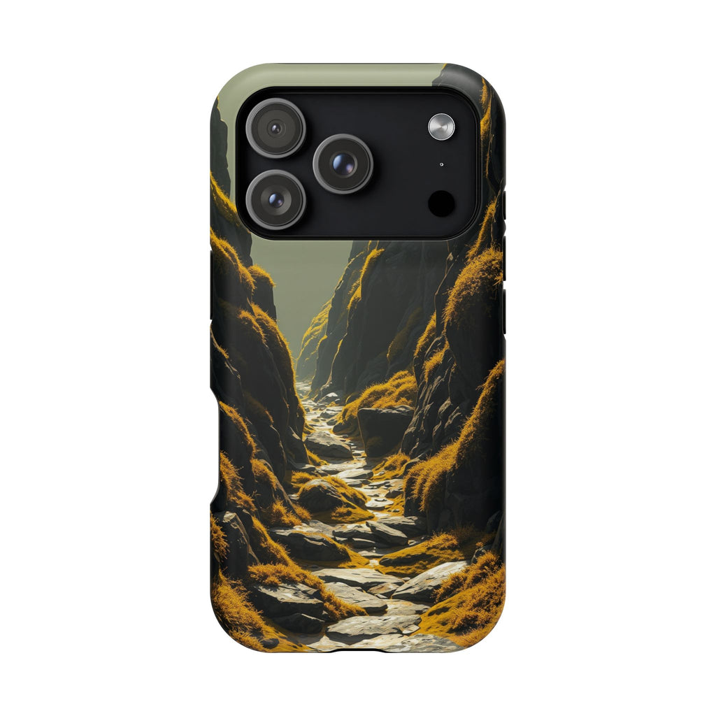 iPhone Moss Covered Rocks Enchanted Art Slim Everyday iPhone 14 · iPhone Case