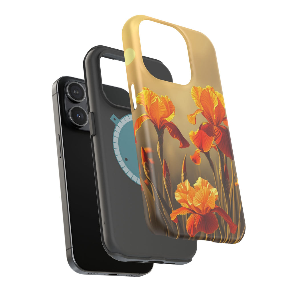iPhone Iris Garden Gold Foil Luxury Slim Everyday Designer Case · iPhone Case