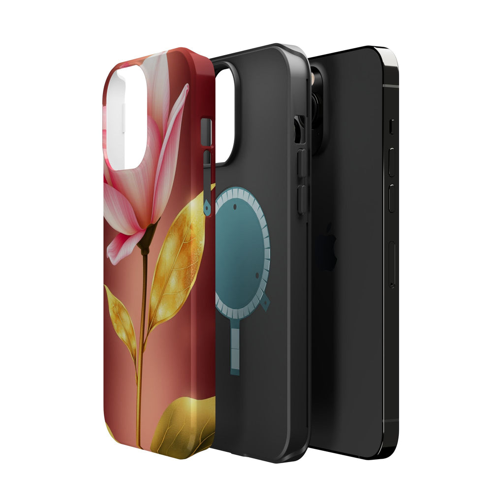 iPhone Dreamy Bloom and Leaf Design 14 Slim Everyday Designer Case · iPhone Case
