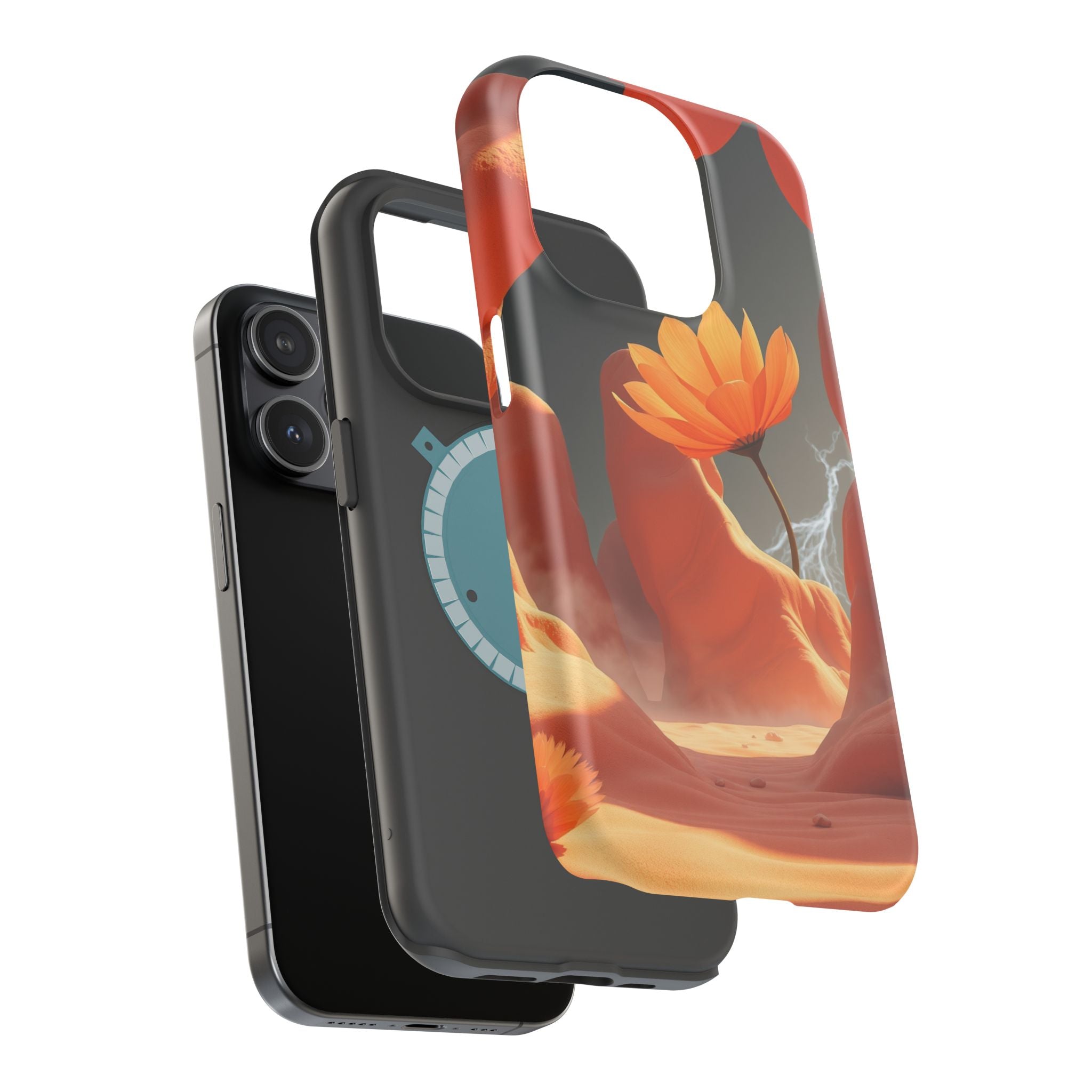 iPhone Vibrant Petal Storm Design Bold Modern Everyday Snap Case · iPhone Case