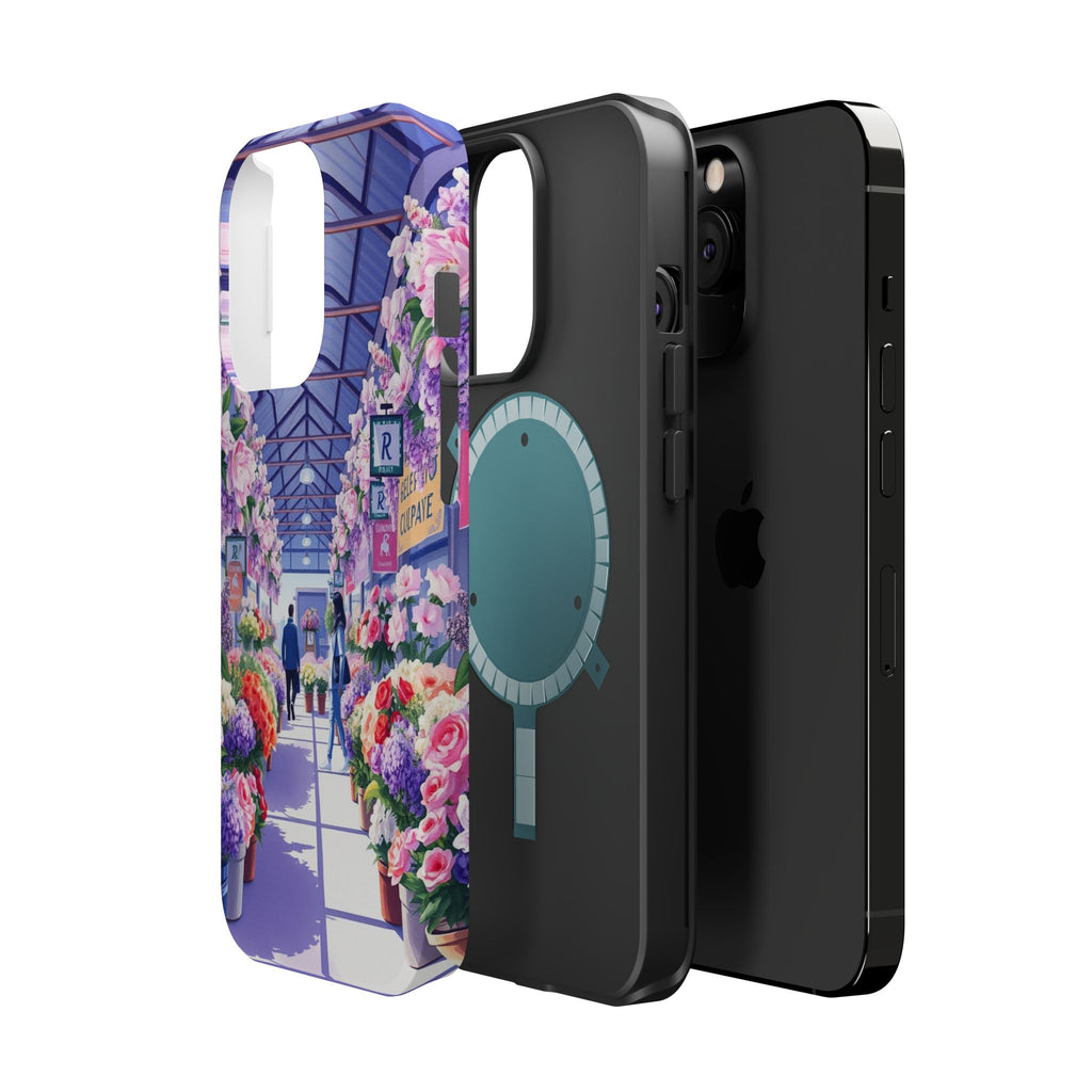 iPhone Flower Market Cinematic Art Clean Minimal Snap Cas Slim Snap Case · iPhon