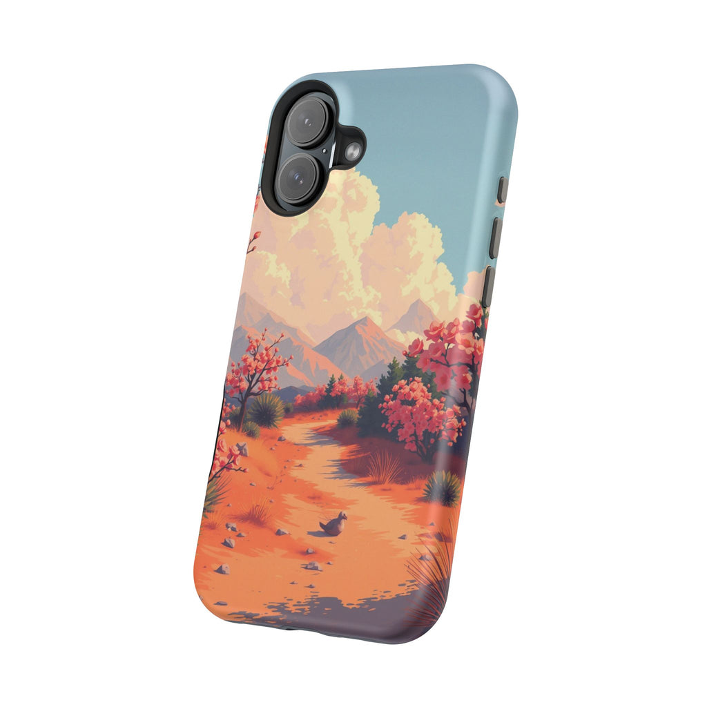 iPhone Burnt Orange And Sand Blossom Trail Slim iPhone Everyday · iPhone Case