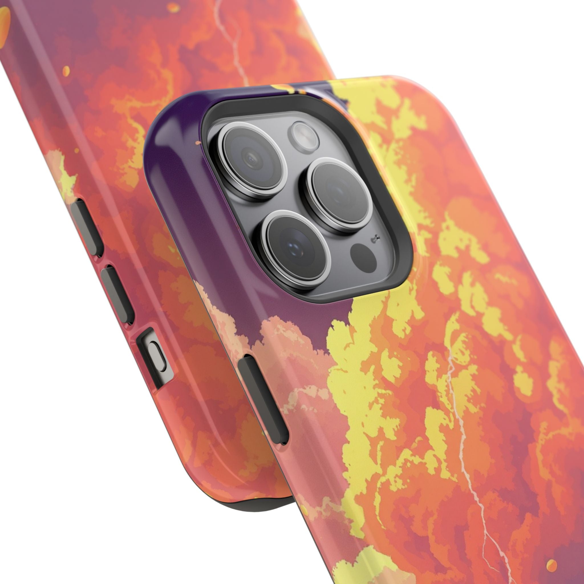 iPhone Sunset Amber And Peach Petal Storm Slim iPhone Everyday Designer · iPhone