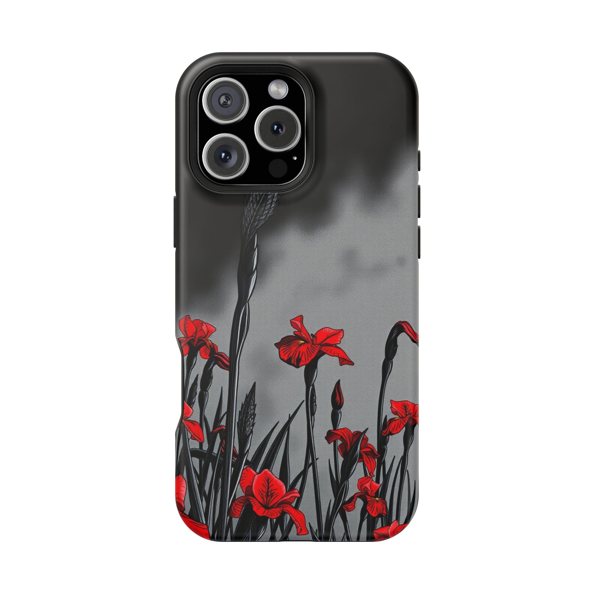 iPhone Iris Garden Cinematic Art Soft Finish Everyday Cas Slim Snap Case · iPhon