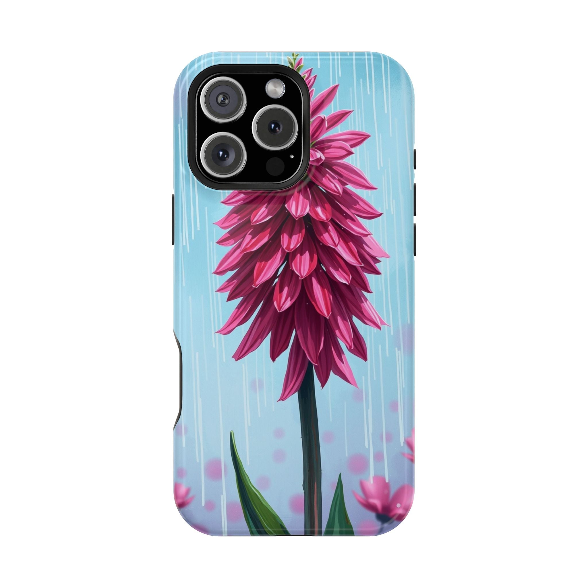 iPhone Cyan And Magenta Spring Shower Bloom Slim iPhone Everyday · iPhone Case