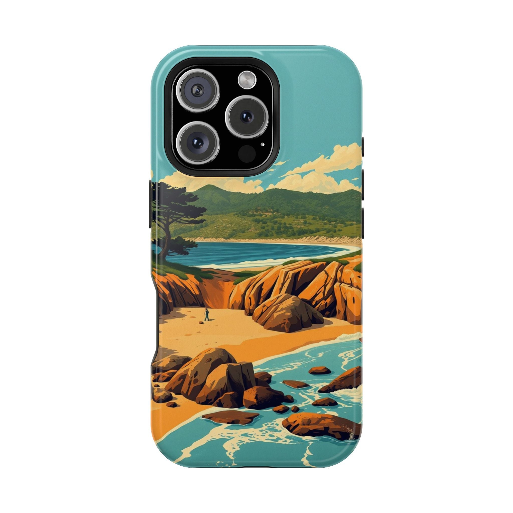 iPhone Pebble Beach Vintage Retro Poster Slim Everyday iPhone Designer · iPhone