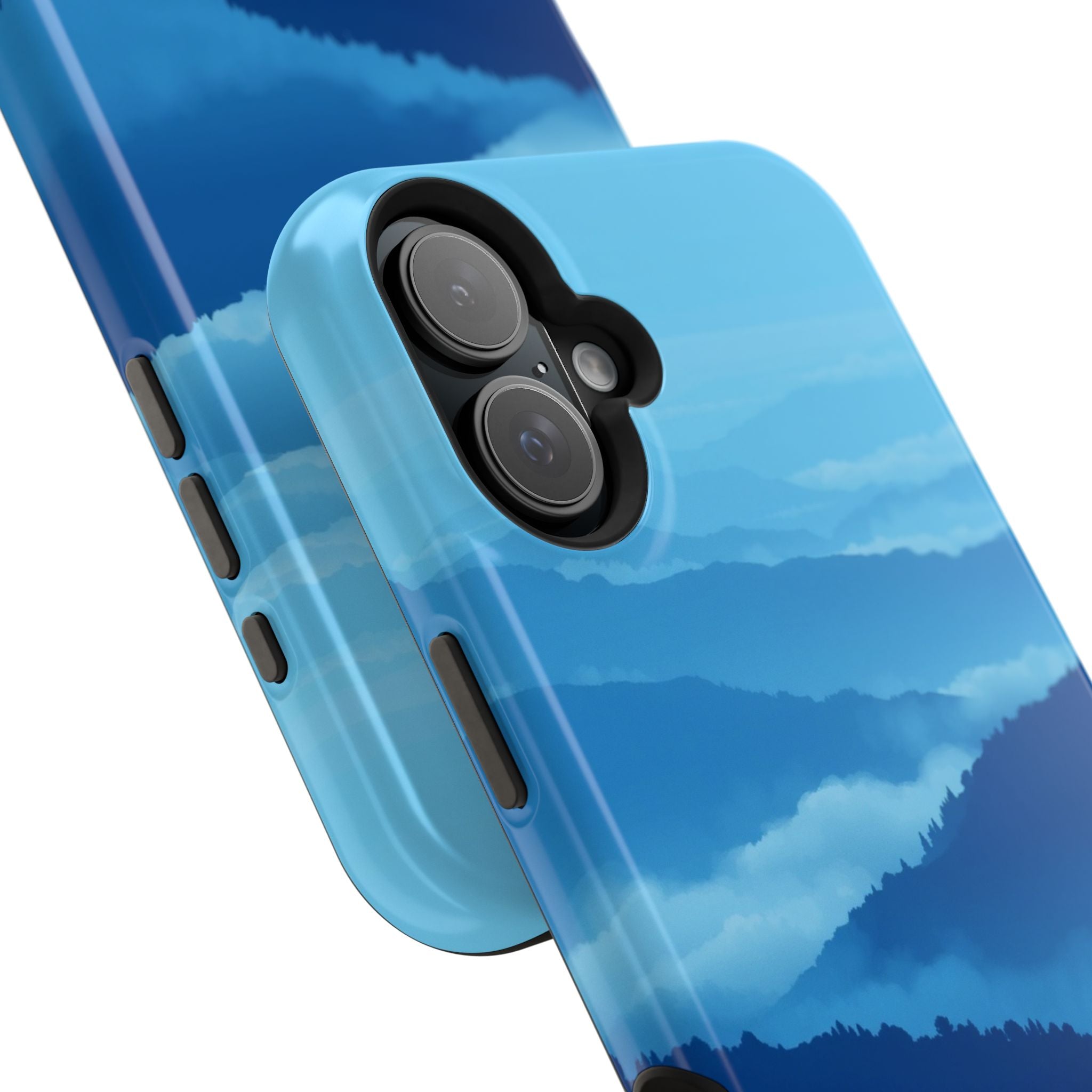 iPhone Fog Rolling Over Hills Pixel Art -Bit Slim iPhone Everyday · iPhone Case