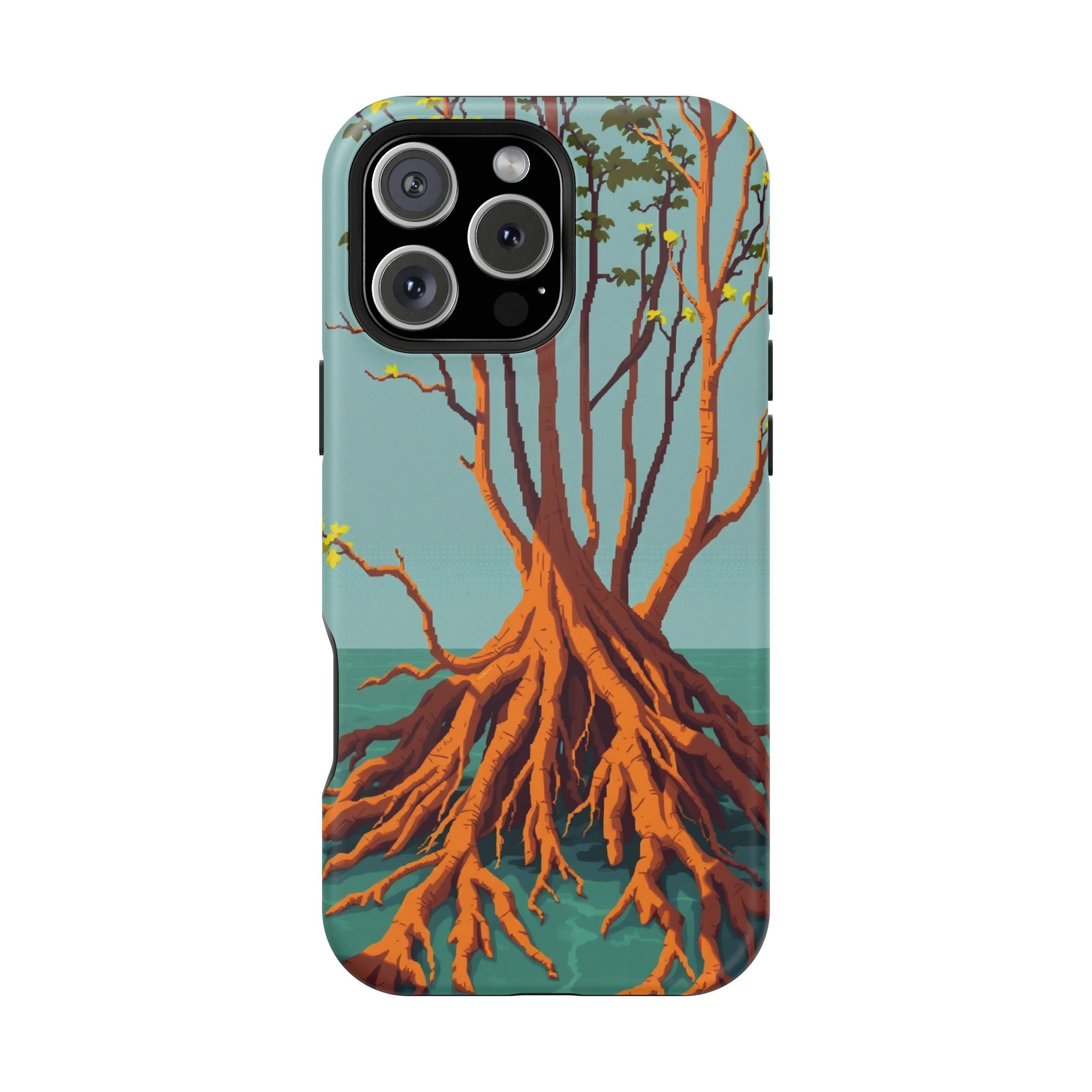 iPhone Mustard And Rust Mangrove Roots Slim Everyday iPhone 13 Designer · iPhone