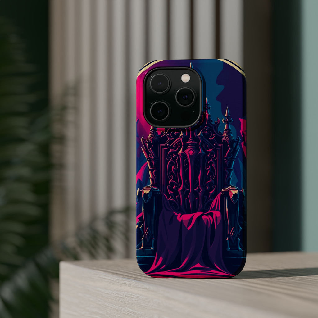 iPhone Lich King Throne Vintage Retro Poster Slim Everyday Designer Case · iPhon