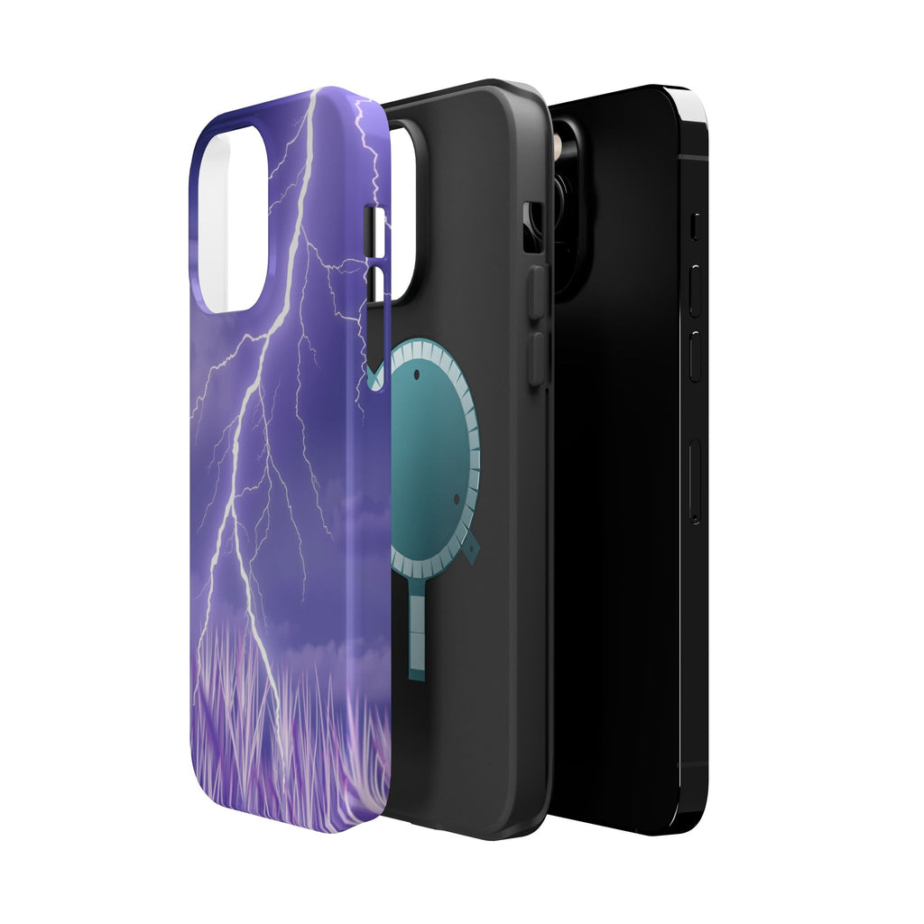 iPhone Dreamy Prairie Lightning Design Slim Everyday Designer Case · iPhone Case