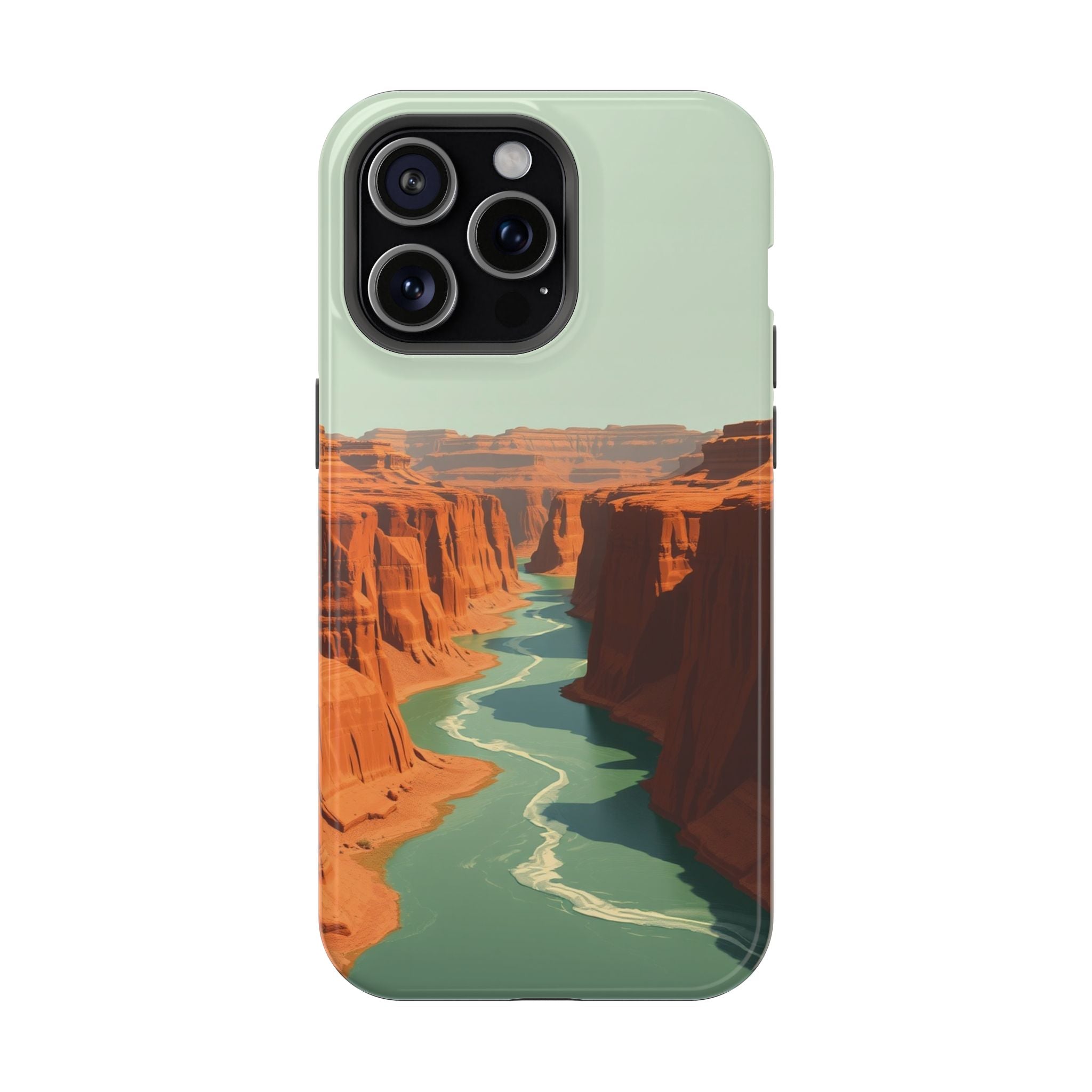 iPhone Burnt Orange And Sand River Canyon Slim iPhone Everyday Designer · iPhone