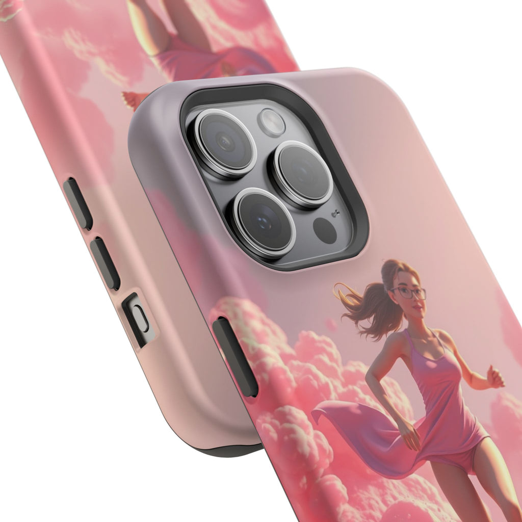 iPhone on Fumes 3D Digital Bold Modern Everyday Snap Case · iPhone Case