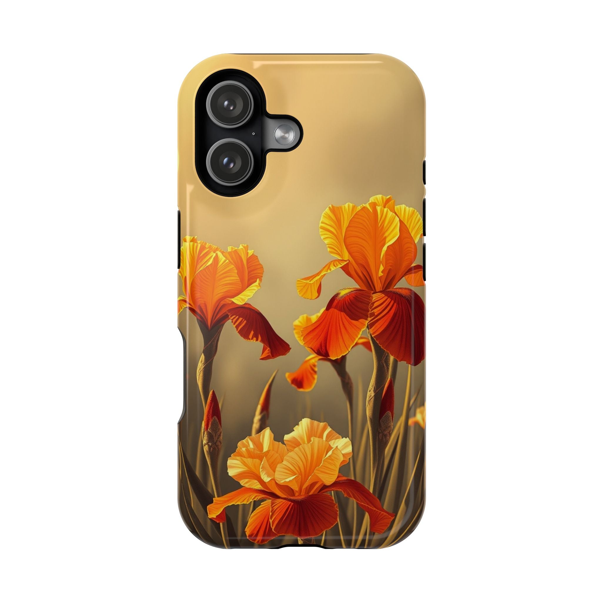 iPhone Iris Garden Gold Foil Luxury Slim Everyday Designer Case · iPhone Case