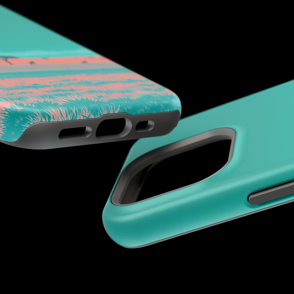 iPhone Savanna Horizon Risograph Print Slim Everyday Designer Case · iPhone Case