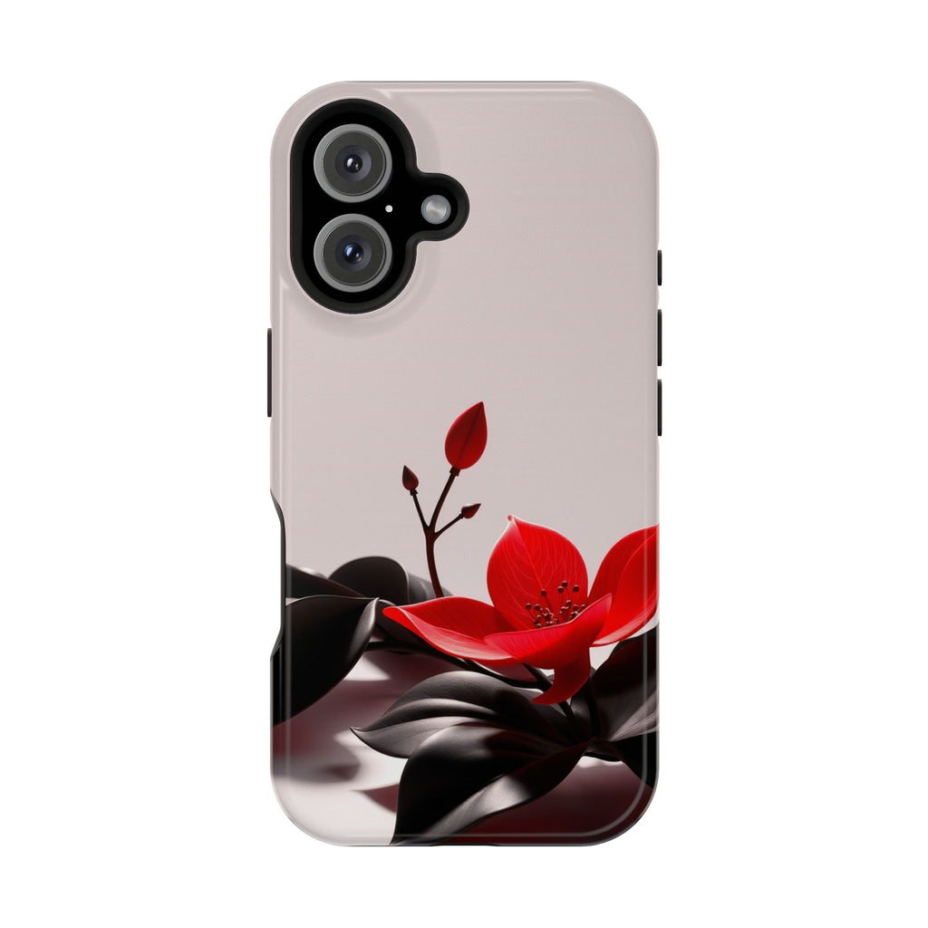 iPhone Radiant Bloom and Leaf Design Slim Everyday Designer Case · iPhone Case