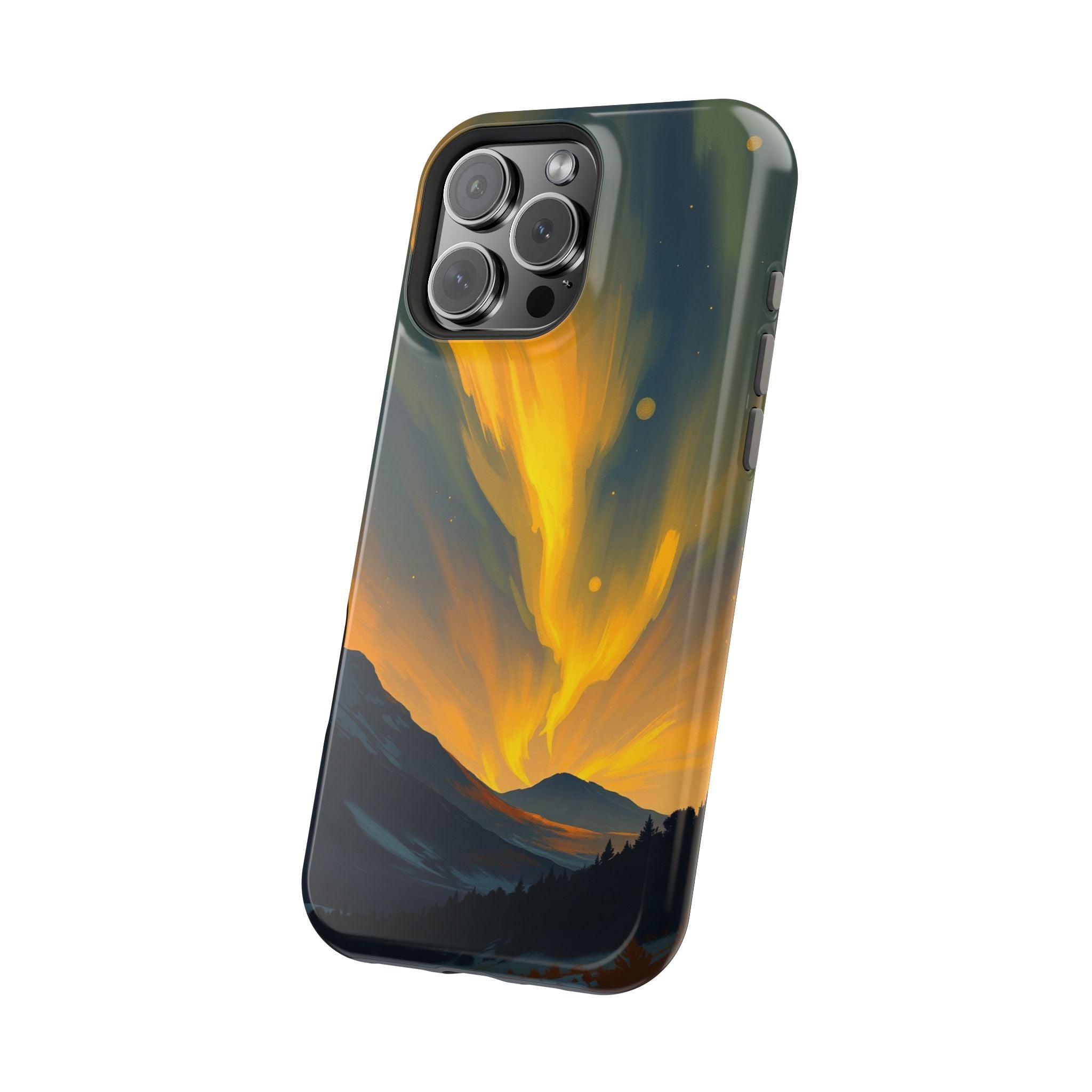 iPhone Serene Northern Lights Design Slim Everyday Designer Case · iPhone Case