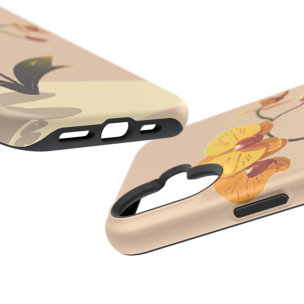 iPhone Orchid Study Pixel Art -Bit Bold Modern Everyday Snap Case · iPhone Case