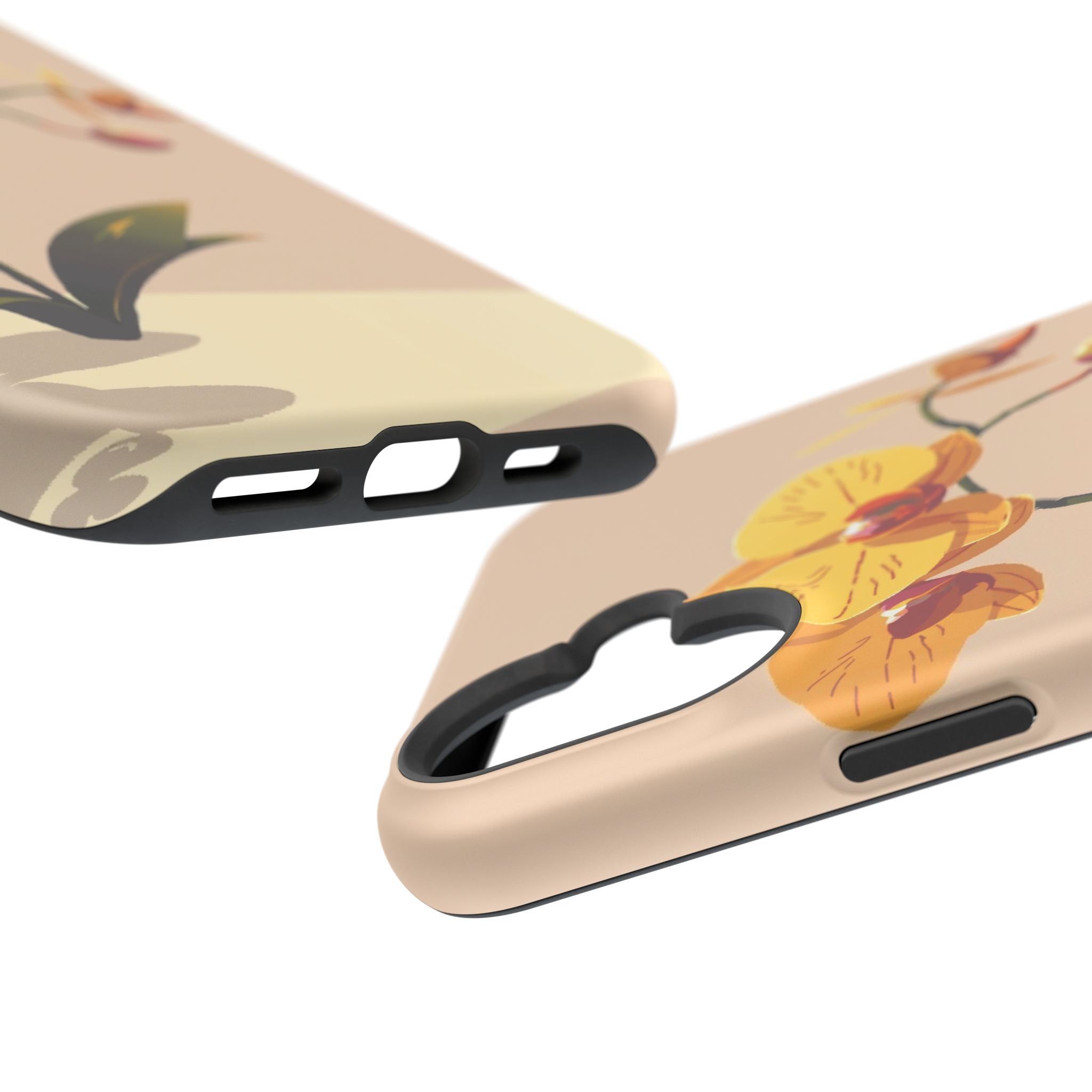 iPhone Orchid Study Pixel Art -Bit Bold Modern Everyday Snap Case · iPhone Case