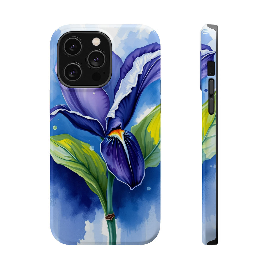 iPhone Indigo And Violet Petal Storm Slim Everyday Designer Case · iPhone Case
