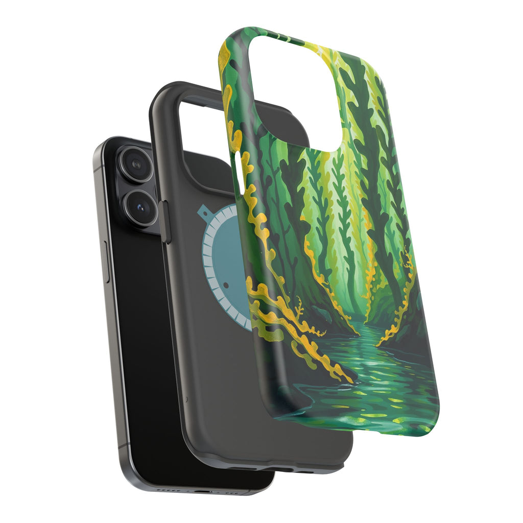 iPhone Kelp Forest Oil Painting Impressionist Slim iPhone Everyday · iPhone Case