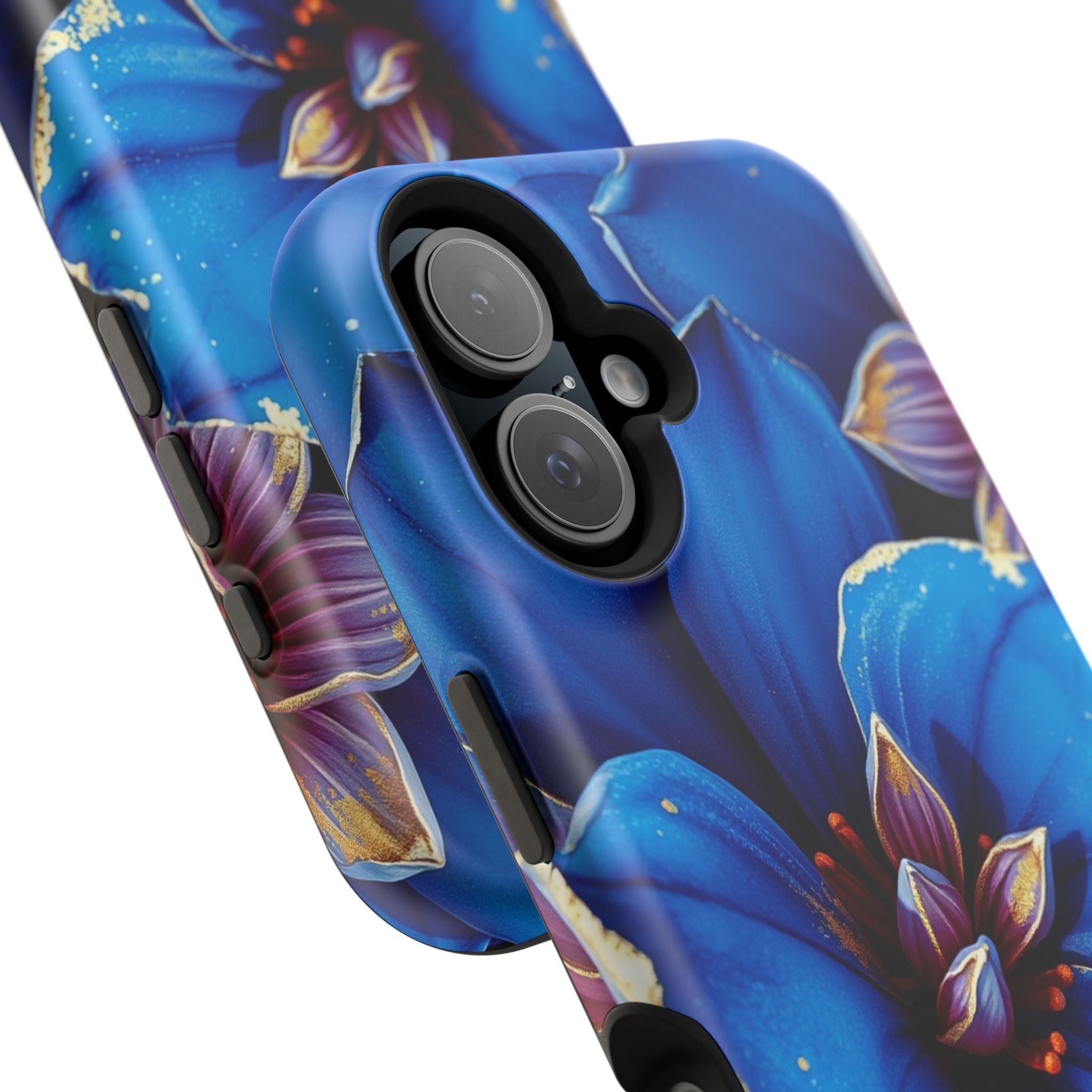 iPhone Floral Gold Foil Serene Design Slim Snap Case Ga · iPhone Case