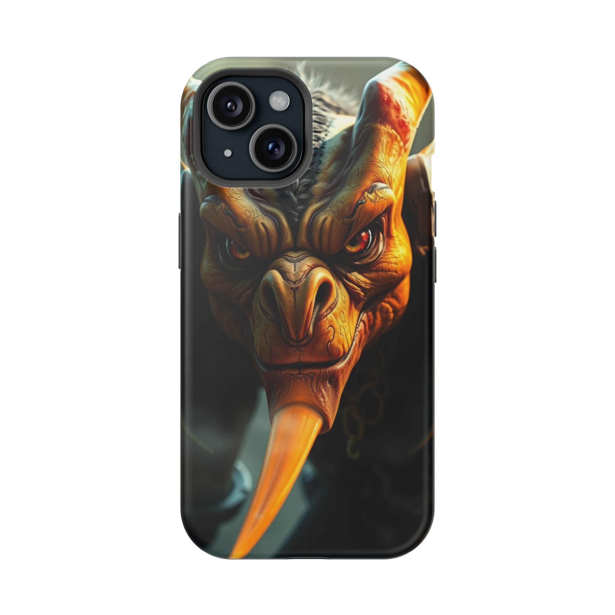 iPhone Mustard And Rust Goblin Mode Activated Slim Everyday Designer Case · iPho