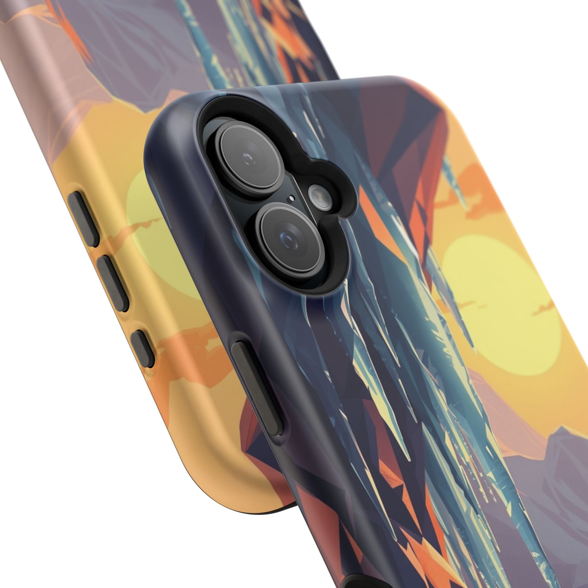iPhone Sunset Amber And Peach Icicle Formation Soft iPhone Finish · iPhone Case